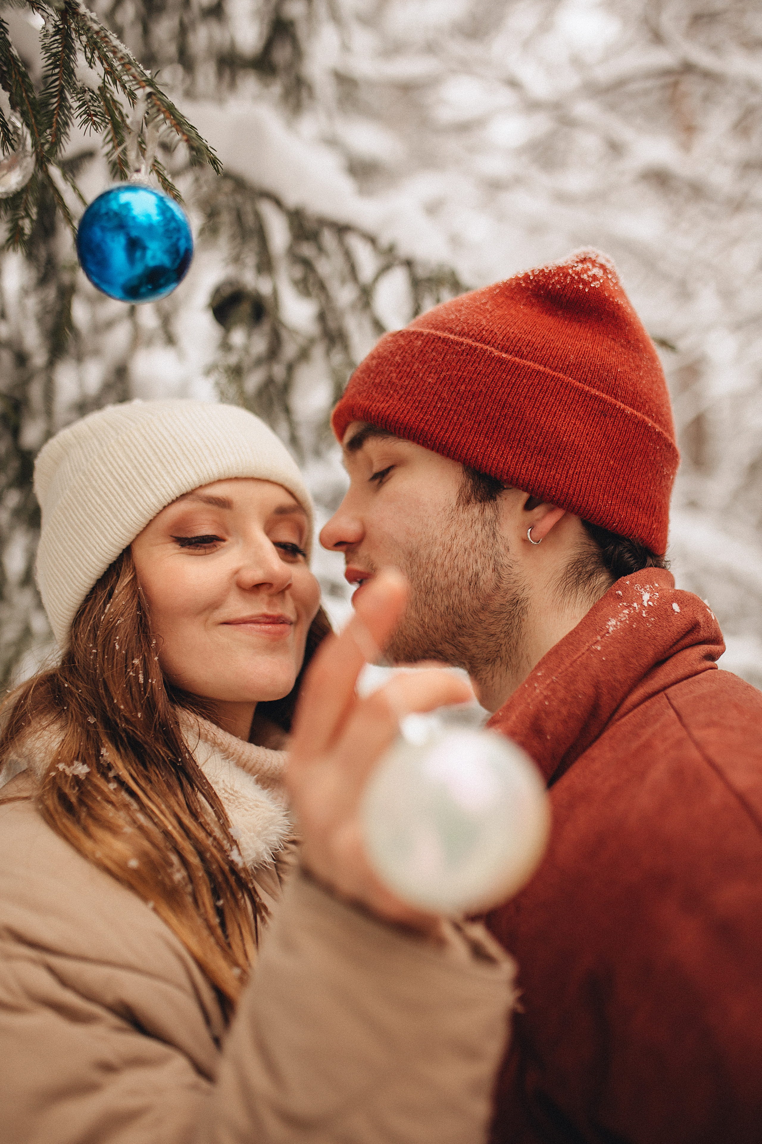 Дима и Алёна. Зимняя прогулка. Свадебный фотограф в Санкт-Петербурге Блинкова Екатерина