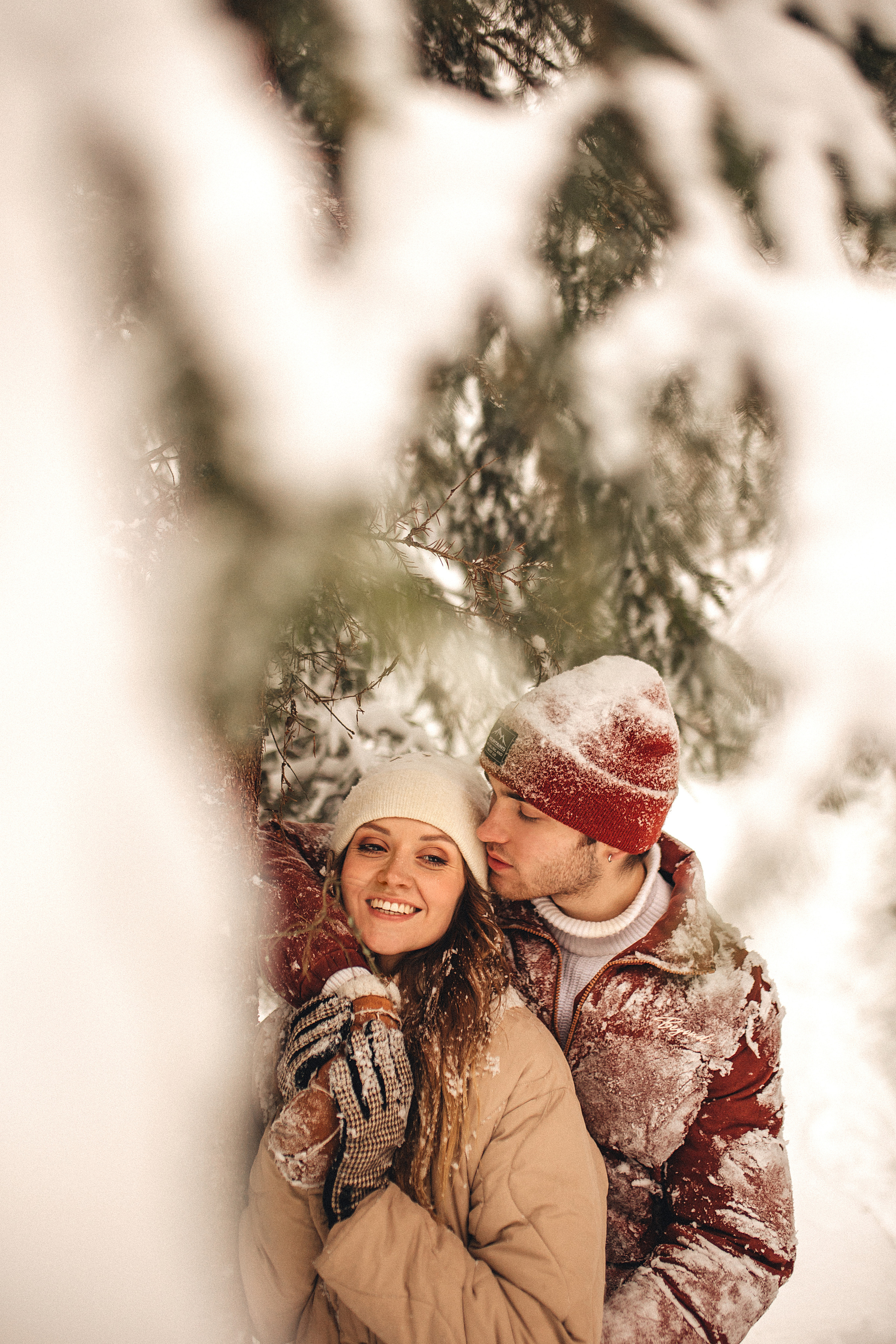 Дима и Алёна. Зимняя прогулка. Свадебный фотограф в Санкт-Петербурге Блинкова Екатерина