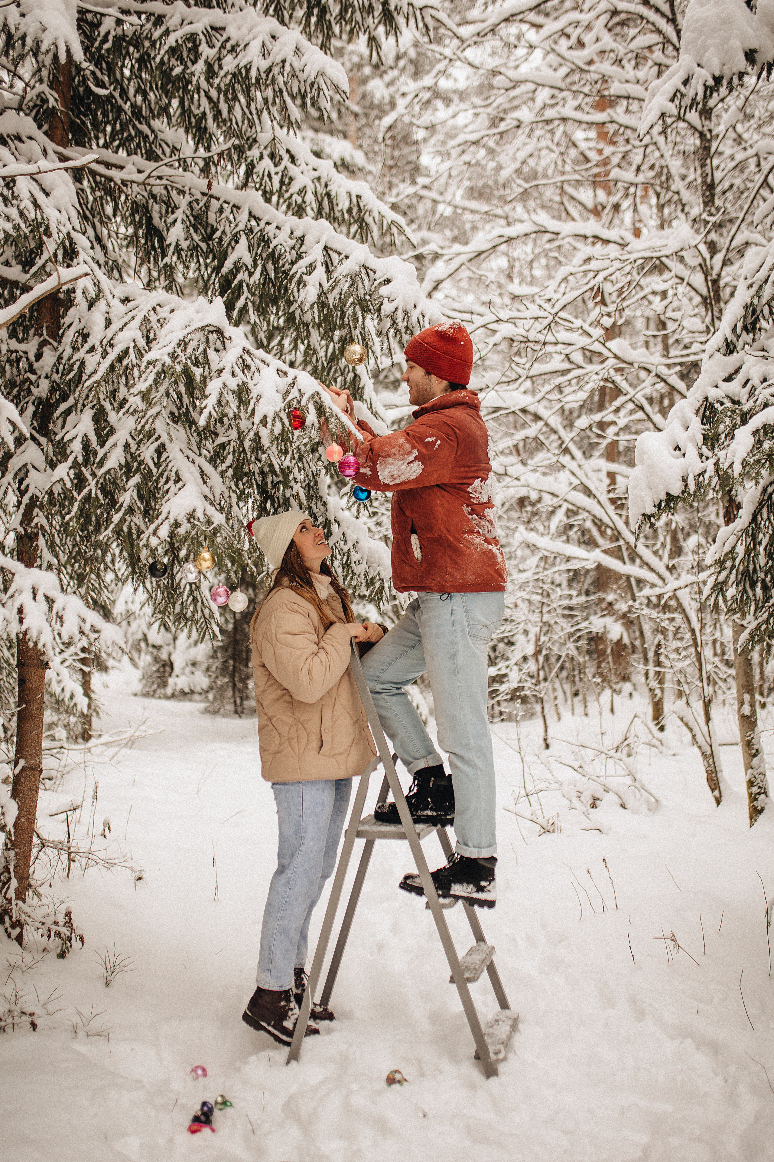 Дима и Алёна. Зимняя прогулка. Свадебный фотограф в Санкт-Петербурге Блинкова Екатерина