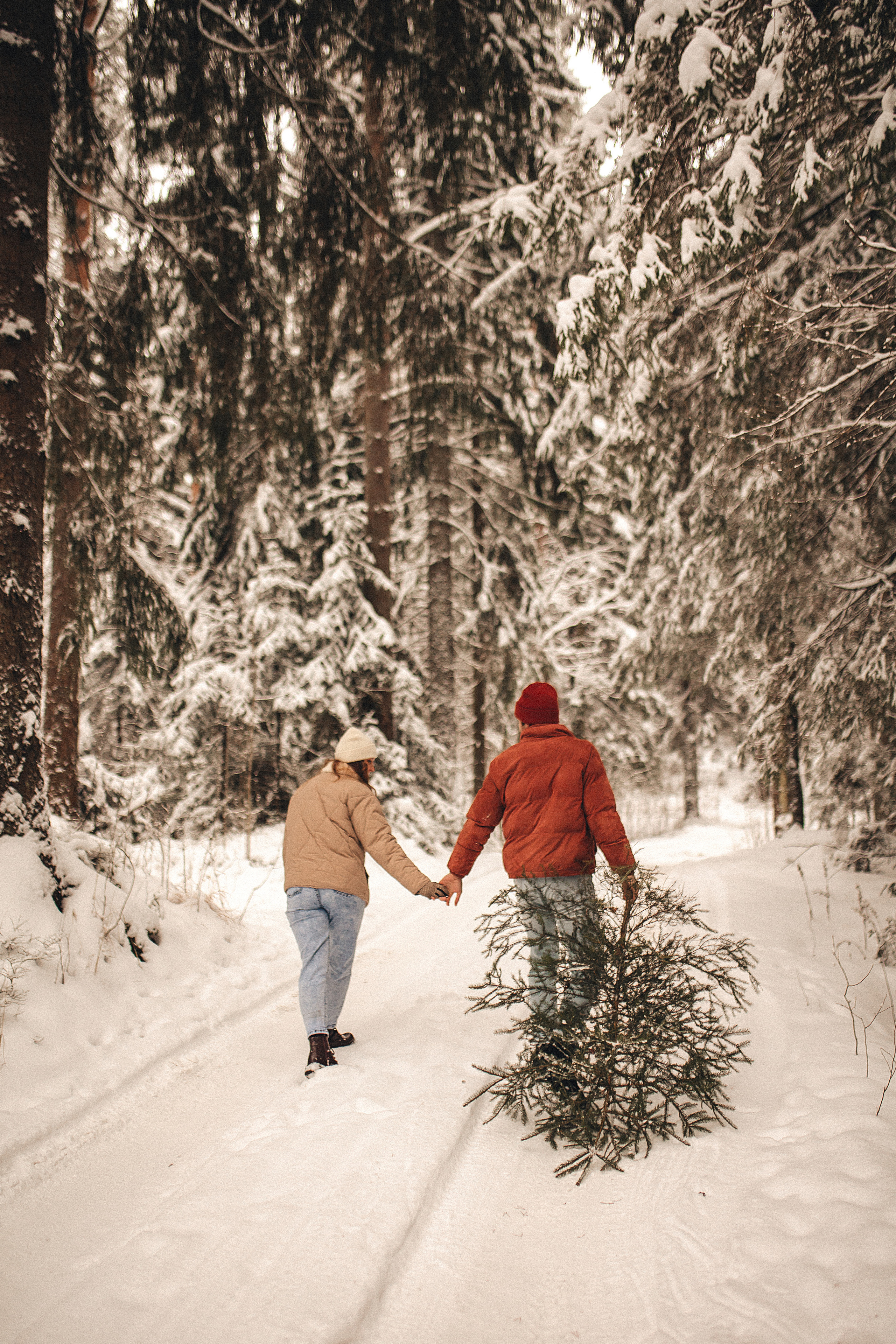 Дима и Алёна. Зимняя прогулка. Свадебный фотограф в Санкт-Петербурге Блинкова Екатерина