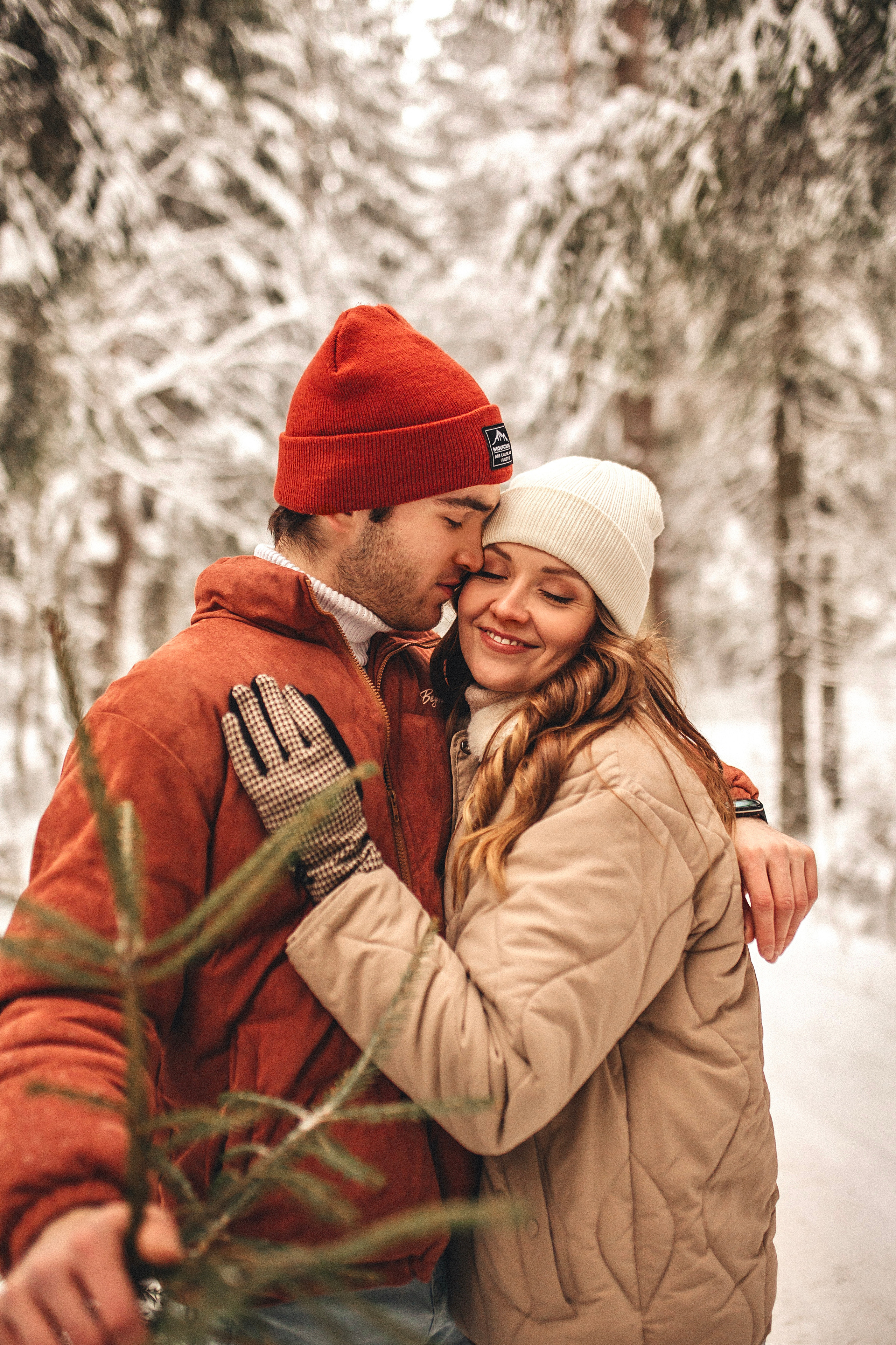 Дима и Алёна. Зимняя прогулка. Свадебный фотограф в Санкт-Петербурге Блинкова Екатерина