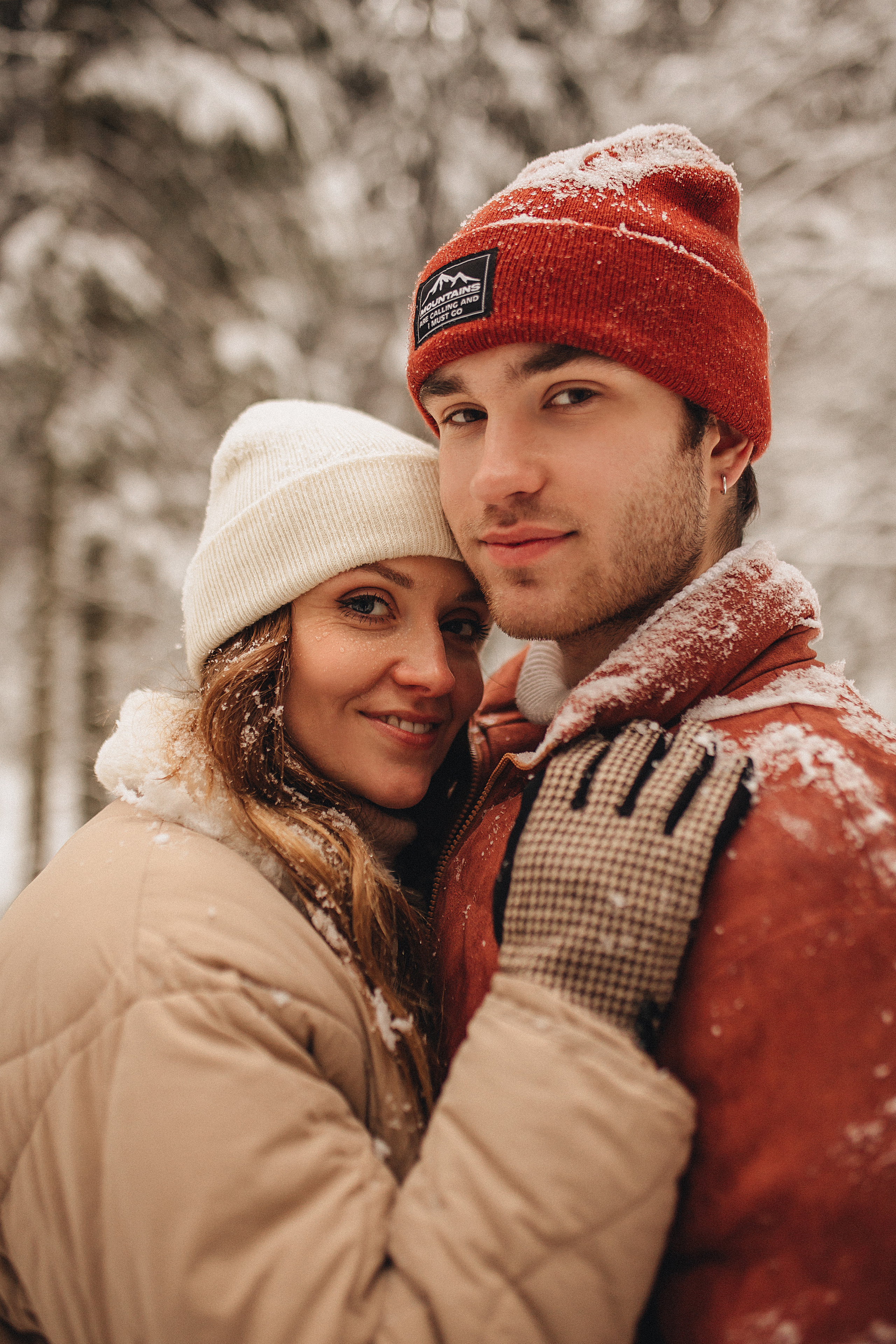 Дима и Алёна. Зимняя прогулка. Свадебный фотограф в Санкт-Петербурге Блинкова Екатерина