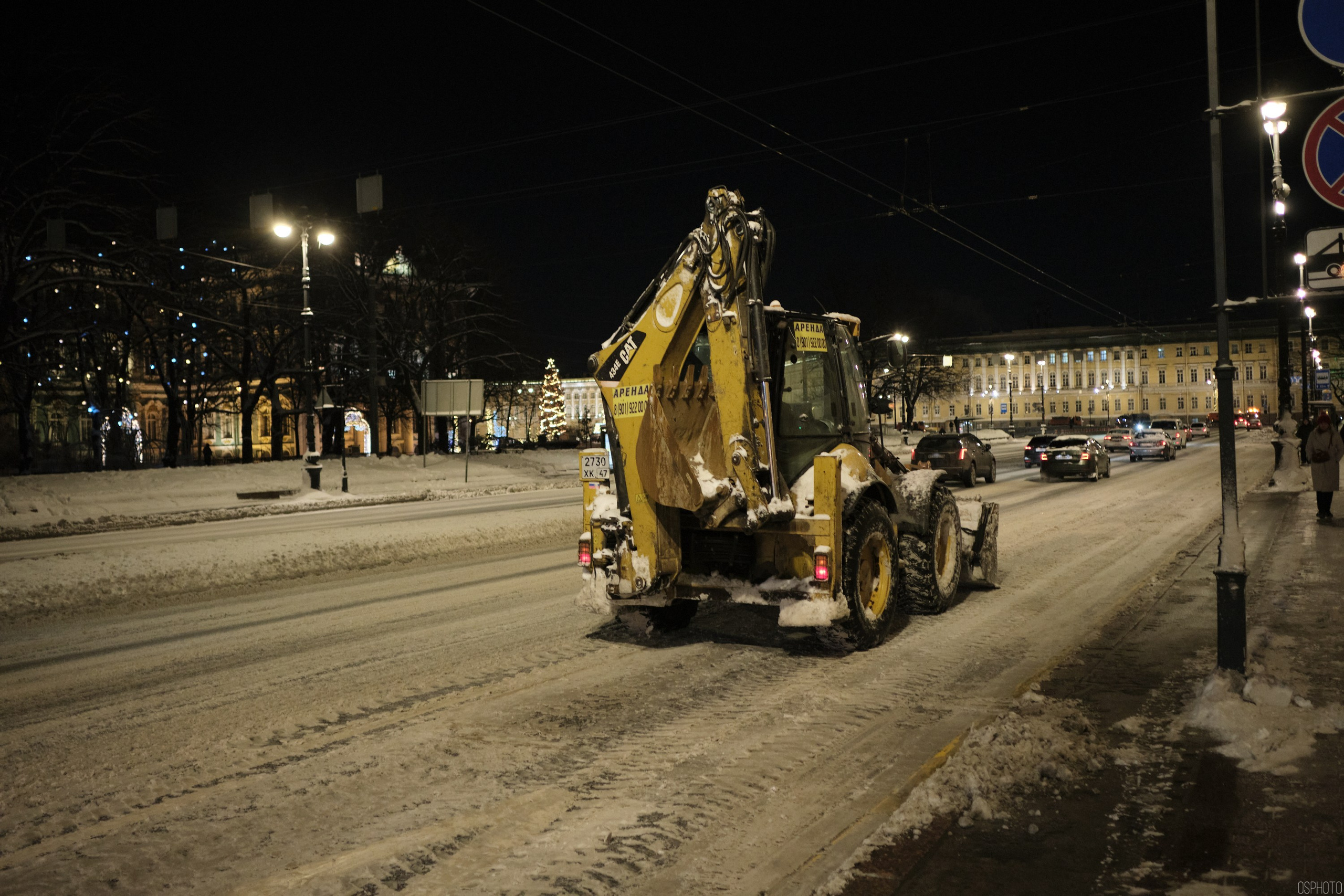 Снег и туман в Санкт-Петербурге. Фотографъ Сергѣевъ. Поймать мгновеніе