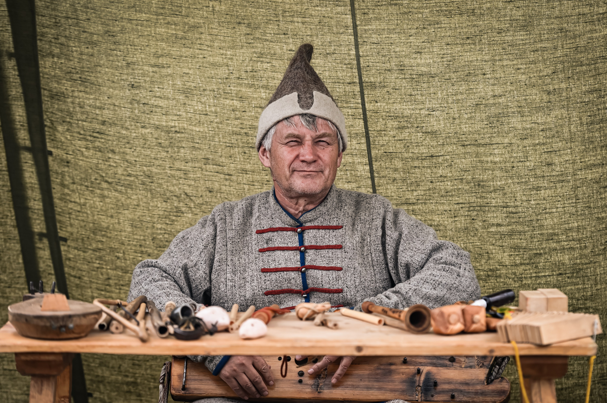 Мастер на ярмарке фестиваля Болгар. Путешествие в прошлое