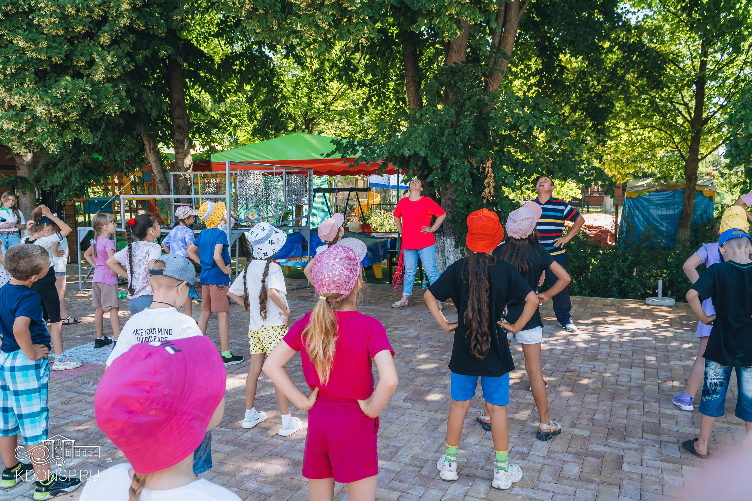 Детская зарядка со спортсменом. Новотитаровский Дом культуры