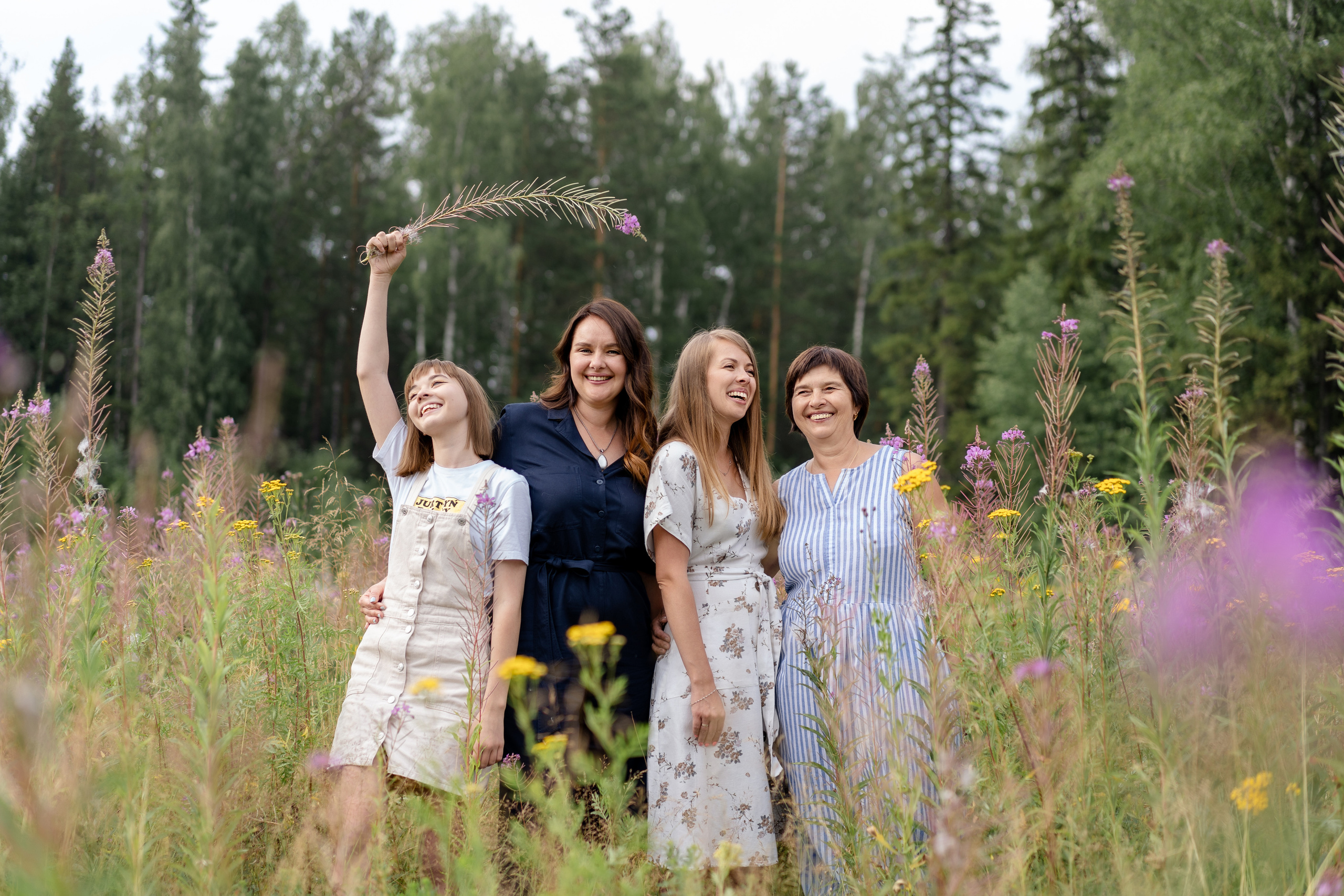 Фотосессия 4 поколения. Выпускные альбомы в Екатеринбурге, от Анастасии Саловой