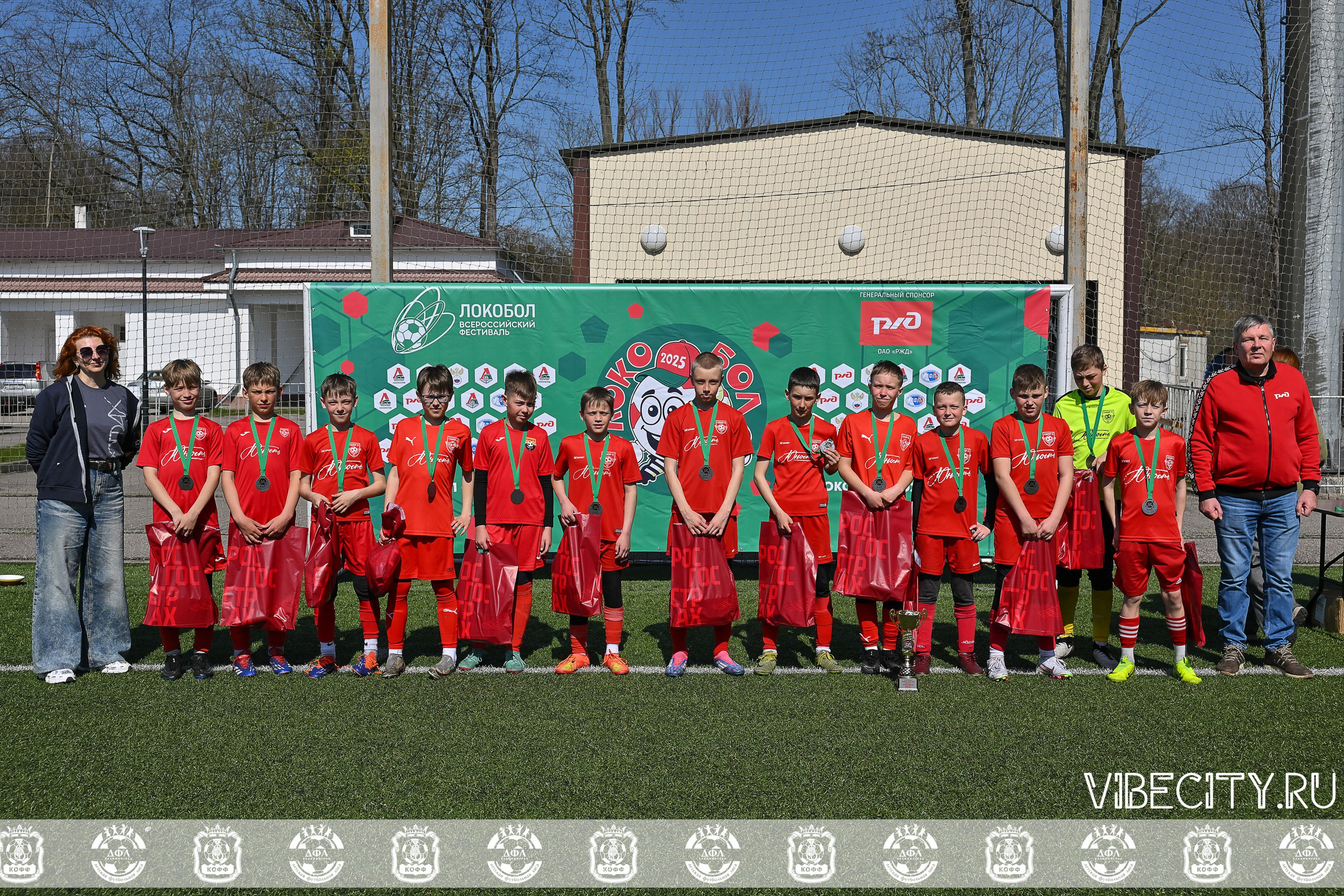 XIX Всероссийского футбольного турнира Локобол 2025 РЖД. VIBECITY.RU Вайб Сити Ру Фоторепортажи Фотоотчеты Калининград