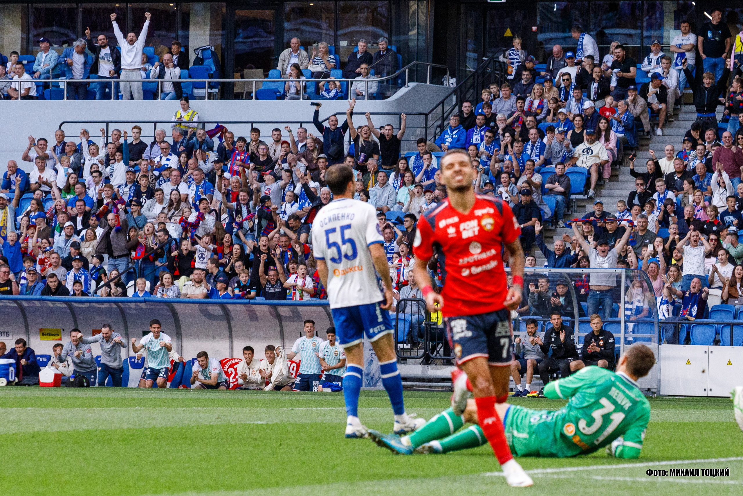 Фоторепортаж. РПЛ. Динамо (Москва) — ЦСКА (Москва). Михаил Тоцкий портретный и репортажный фотограф в Москве
