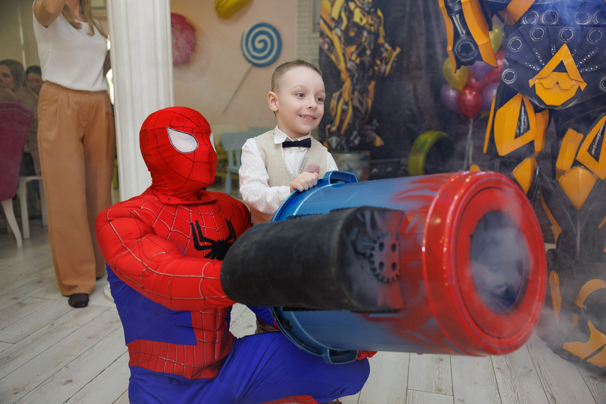 Детский день рождения в студии «Ромашка» в Оренбурге — Трансформеры