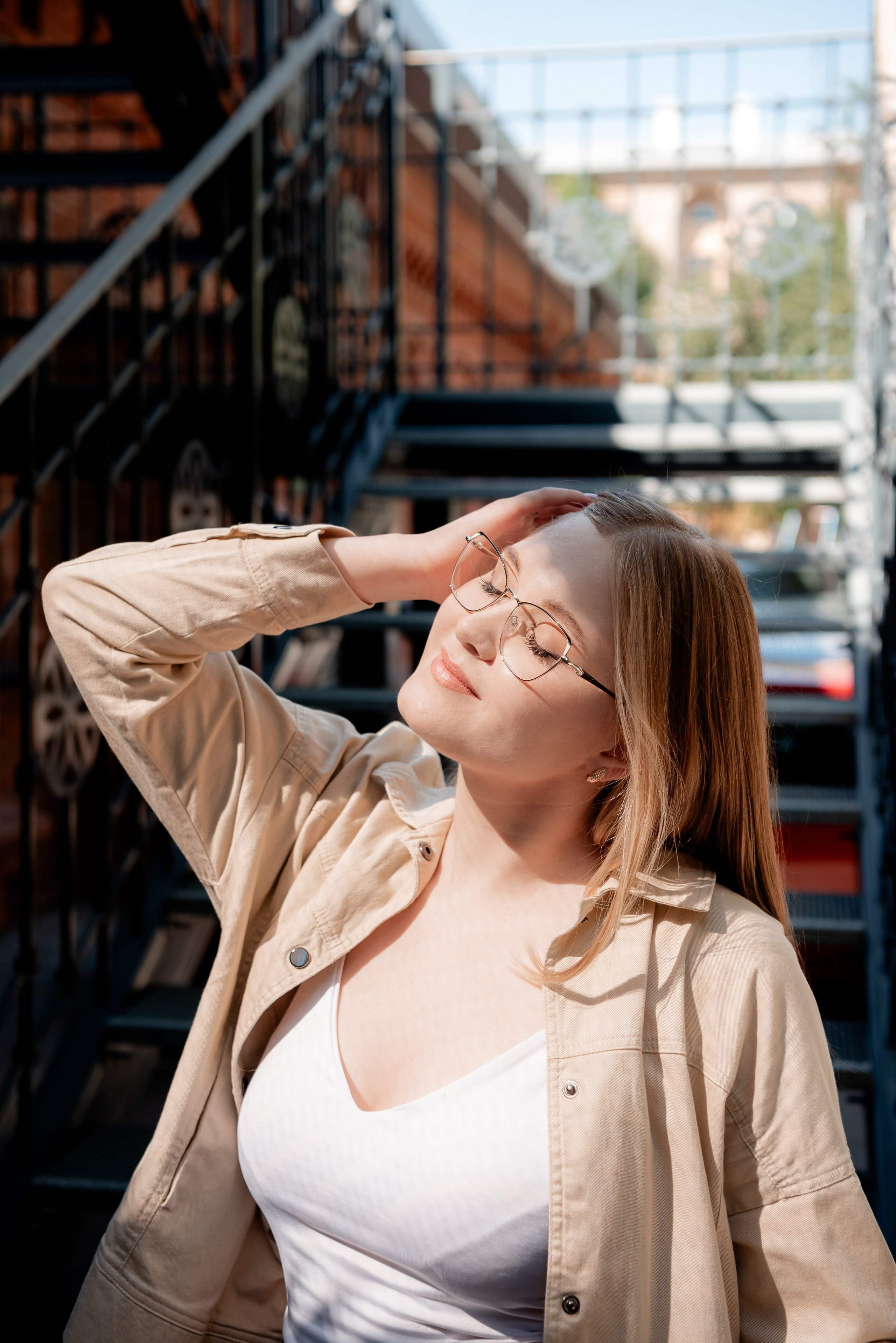 Прогулочная индивидуальная фотосессия в центре Волгограда для Наталии. Фотограф в Волгограде и Волжском Александр Горбань