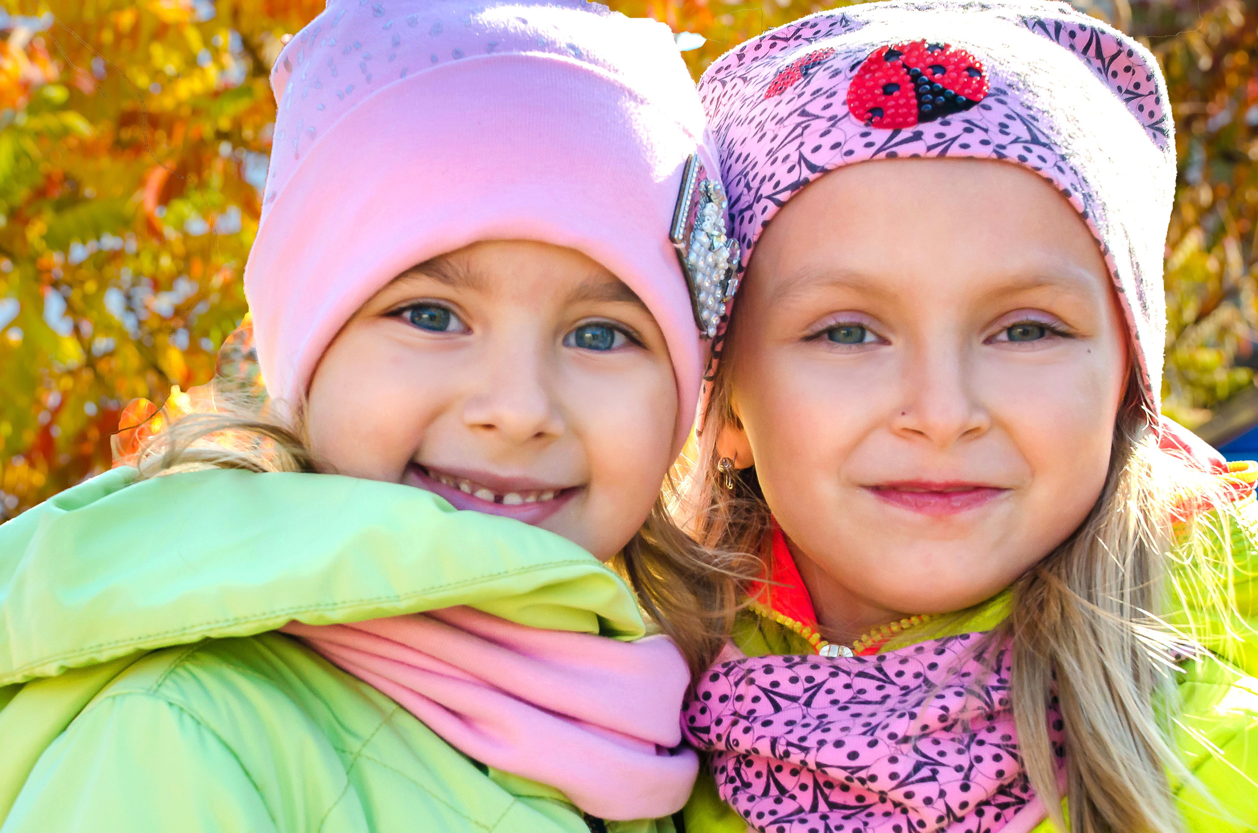 осенний портрет детей