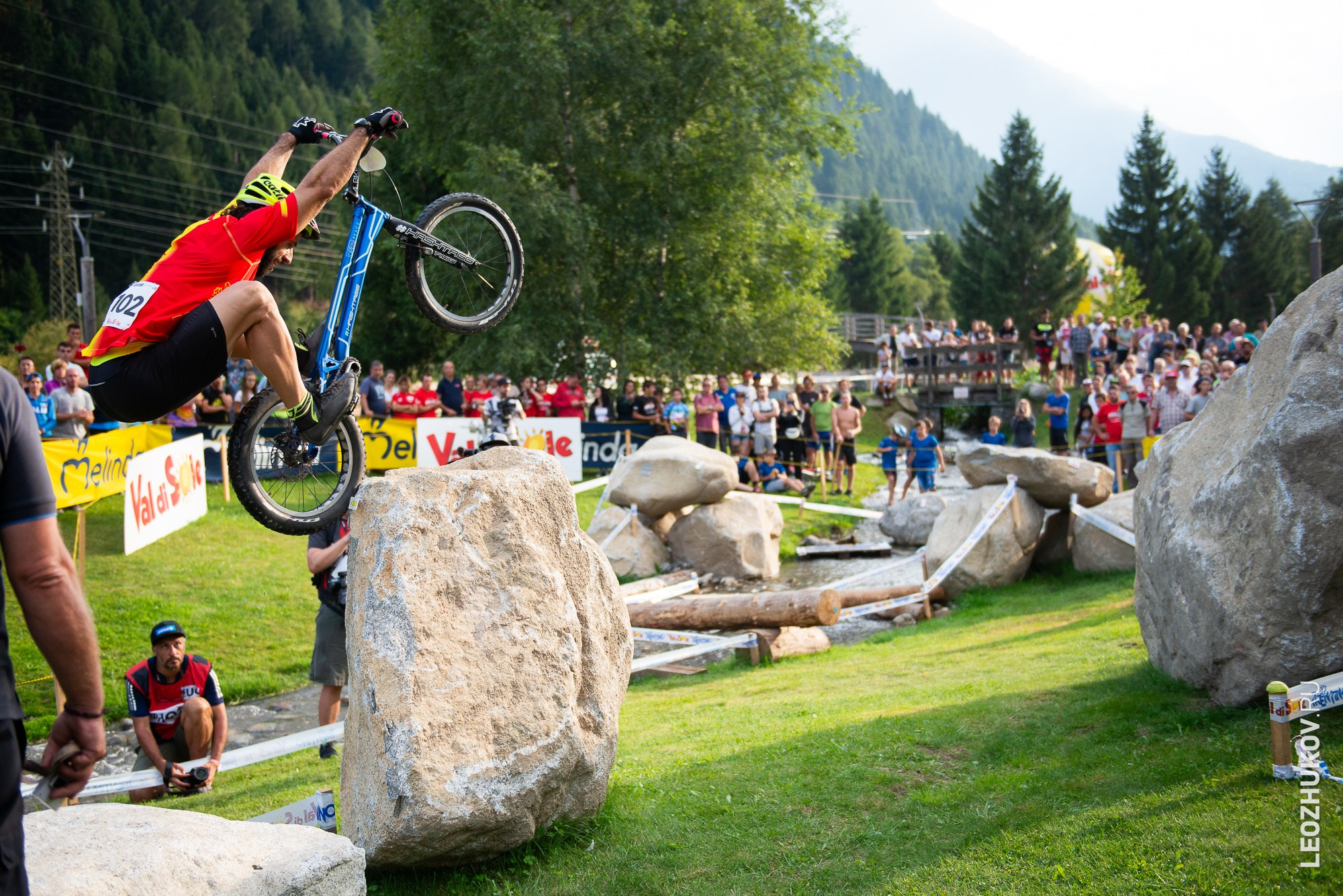 UCI Trials World Championships 2016 — finals. Sports photographer Leonid Zhukov