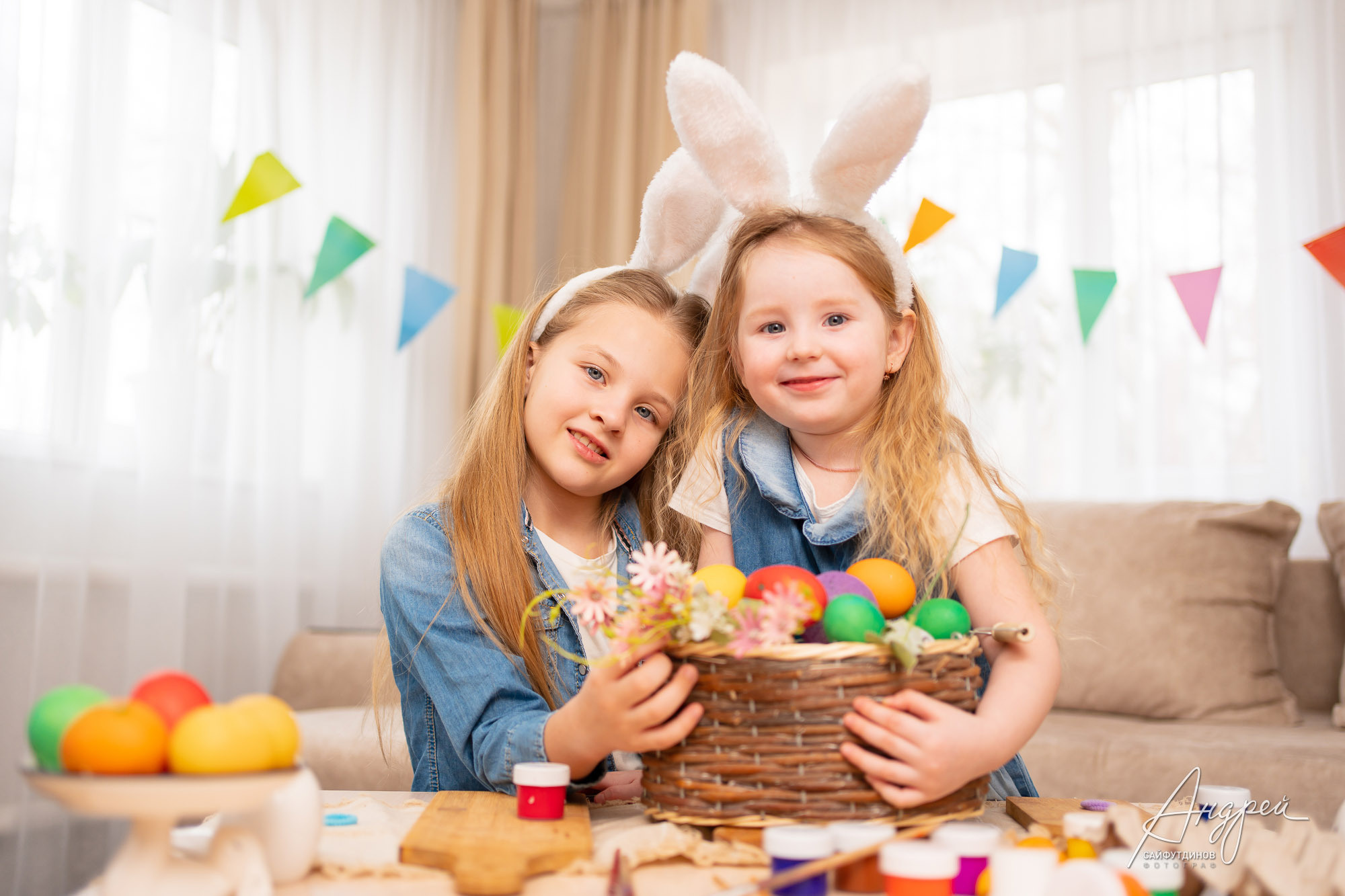 Домашняя Пасхальная фотосессия. Свадебный и семейный фотограф в Ростове-на-Дону. Андрей Сайфутдинов