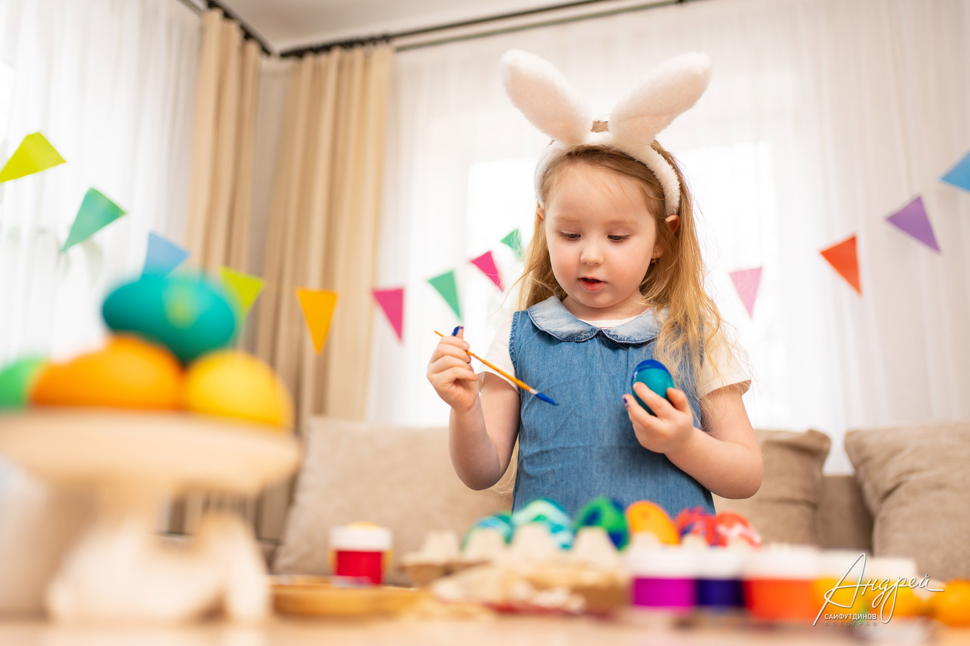 Домашняя Пасхальная фотосессия. Свадебный и семейный фотограф в Ростове-на-Дону. Андрей Сайфутдинов