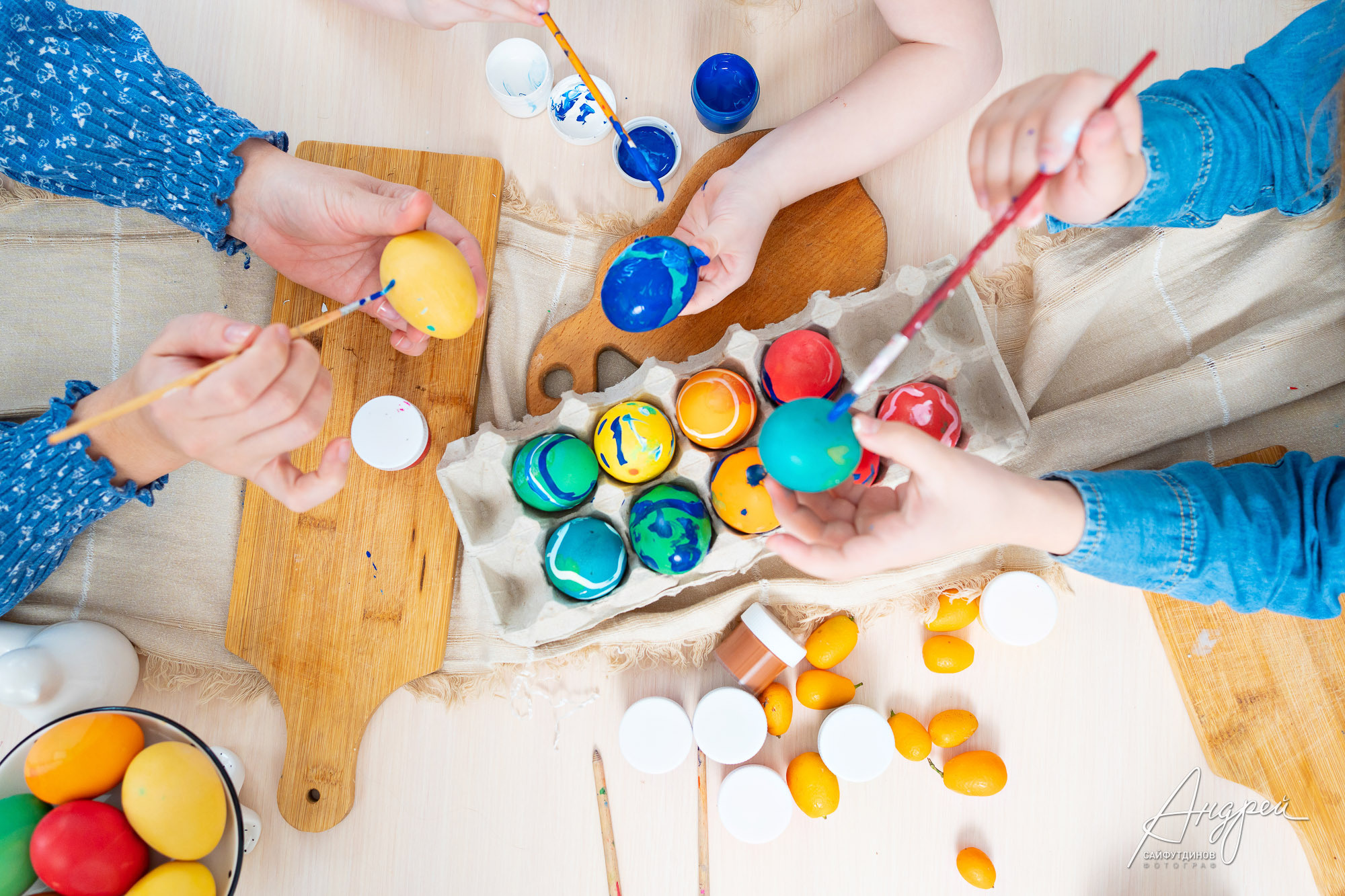 Домашняя Пасхальная фотосессия. Свадебный и семейный фотограф в Ростове-на-Дону. Андрей Сайфутдинов