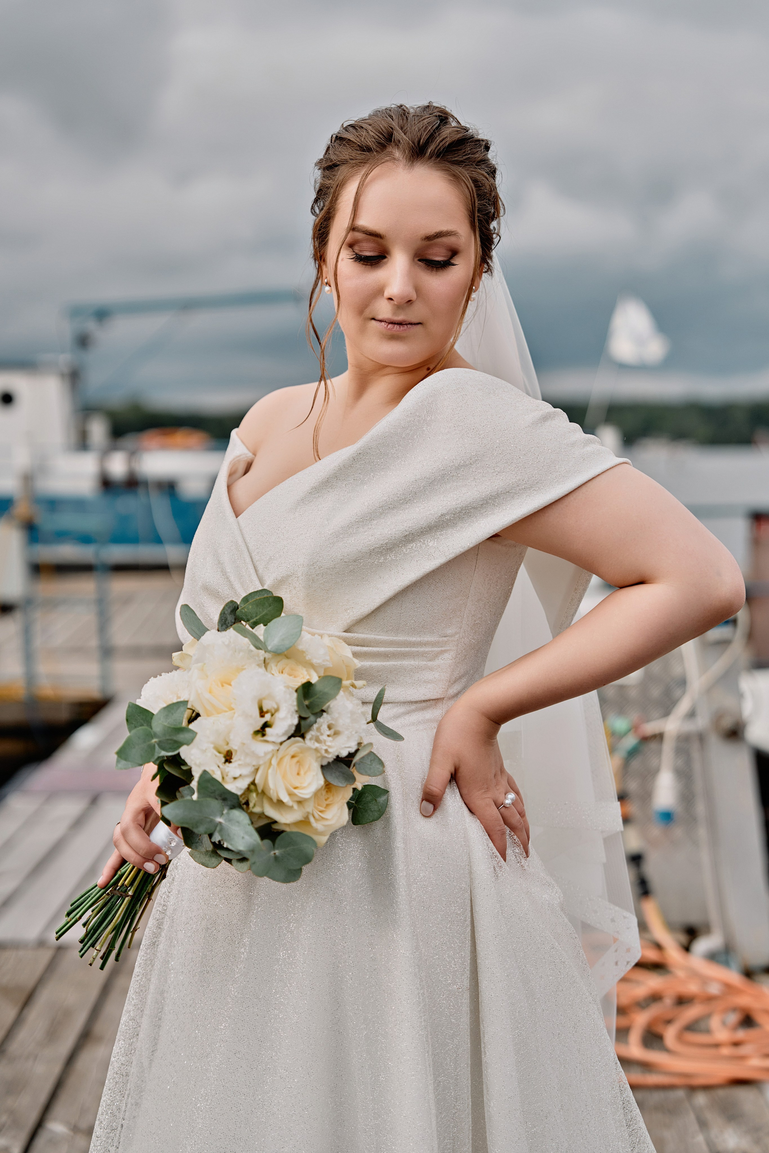 Нежная свадьба Антона и Софьи в яхт-клубе «Портофино». Фотограф Меняйло Евгений. Свадьба. Портрет. Репортаж. Семья. Контент