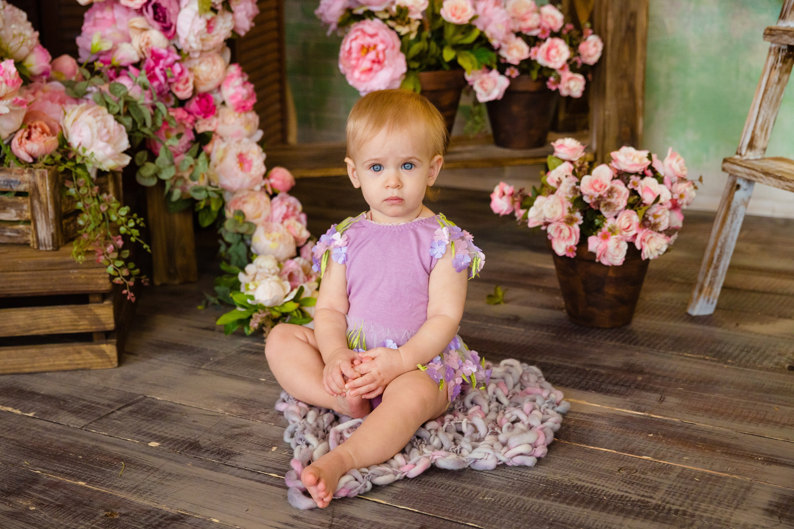 Фотосессия малышей до года