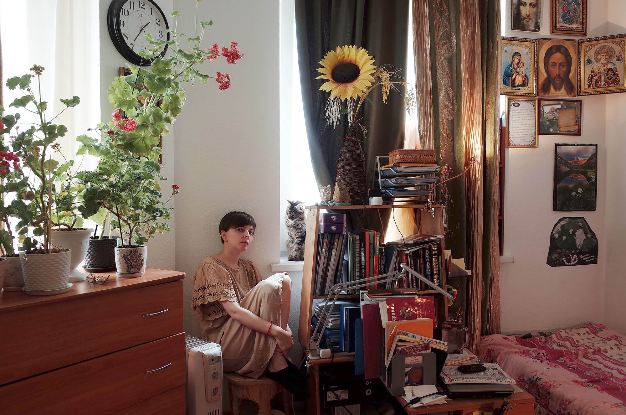 Автопортрет про жизнь в условиях пандемии