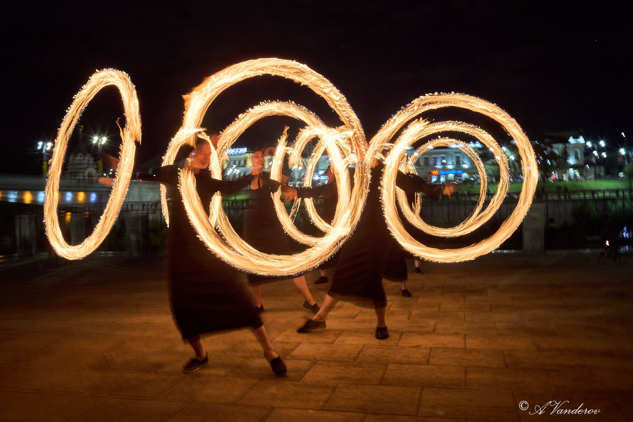 Огненное шоу. Фотограф Омск | Александр Вандеров