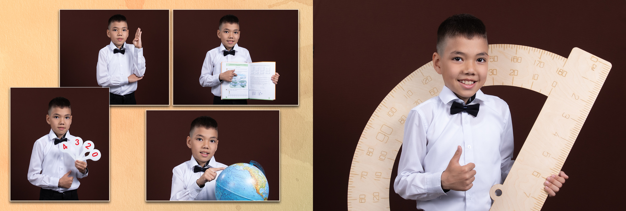 Фотосопровождение детских садов и школ. Детский фотограф в Алматы, виньетки, выпускной альбом Алматы