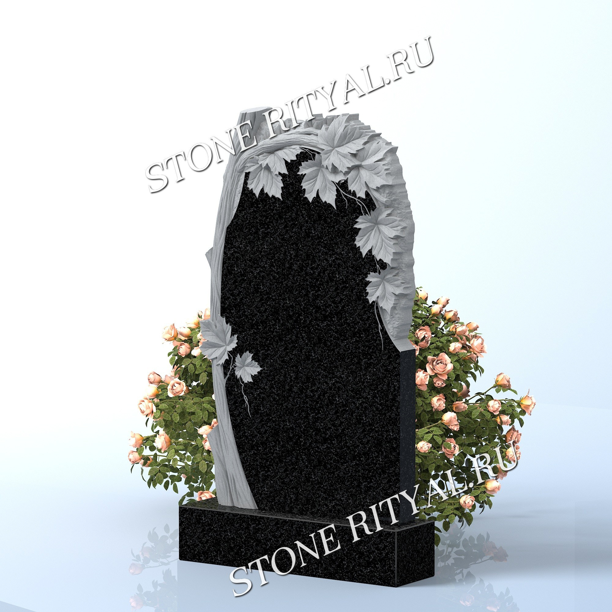 Вертикальные памятники фигурные. Изготовление и установка памятников в Москве и МО