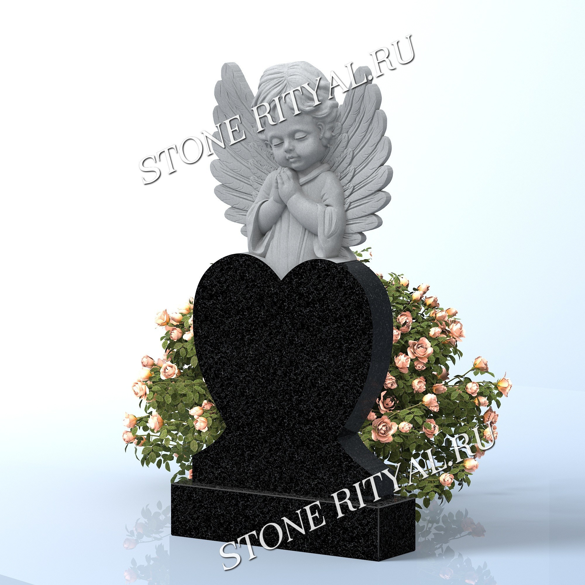 Вертикальные памятники фигурные. Изготовление и установка памятников в Москве и МО