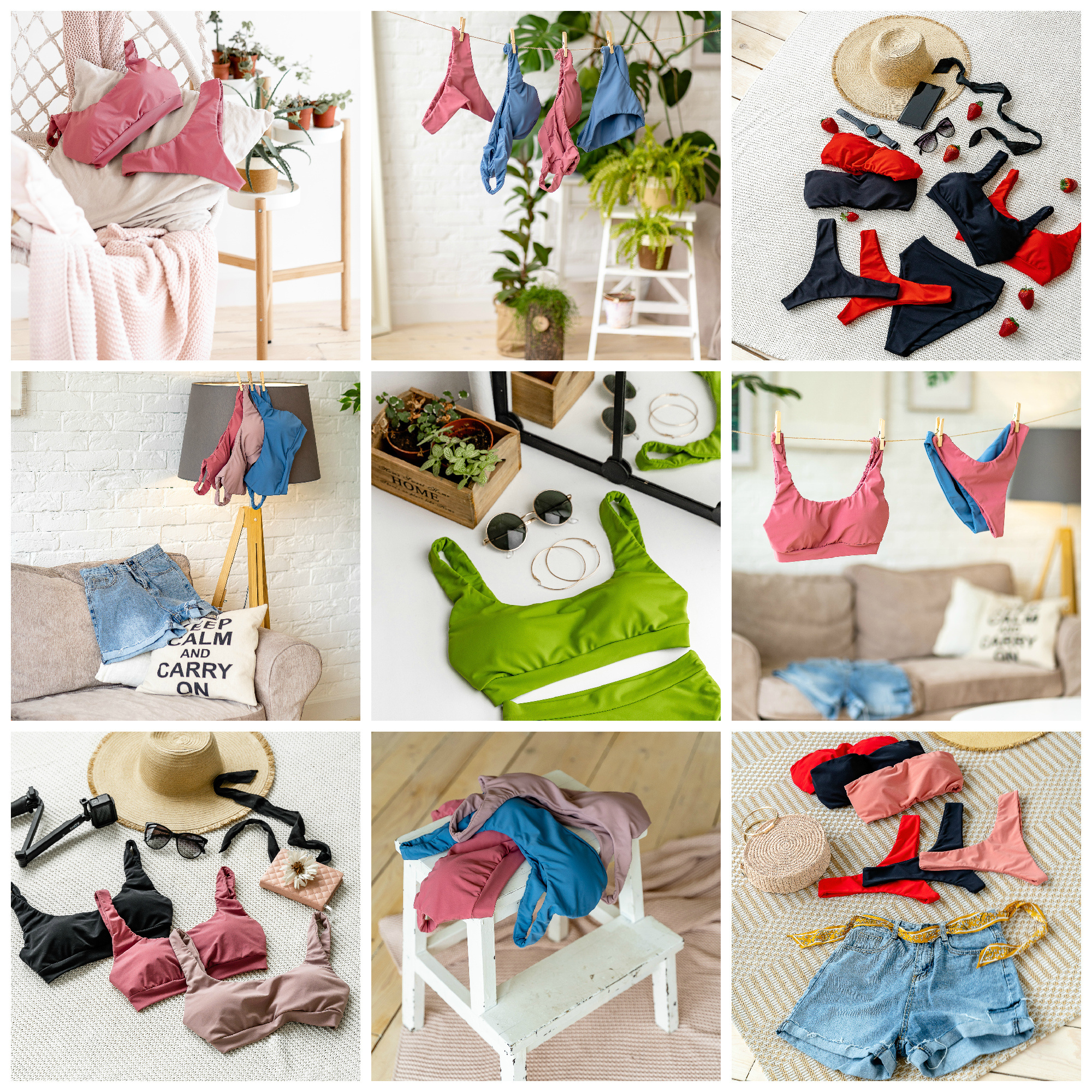 Купальники (визуальный контен для инстаграм @berry_bikini)