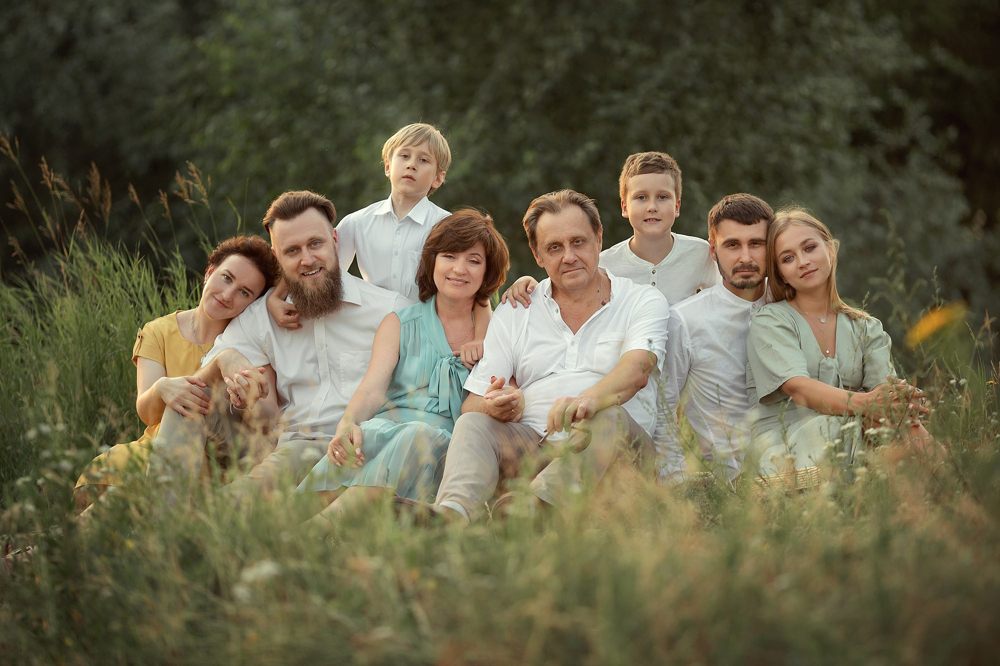 Фотосессия большой семьи. Tatyana Nadezhdina Family photographer