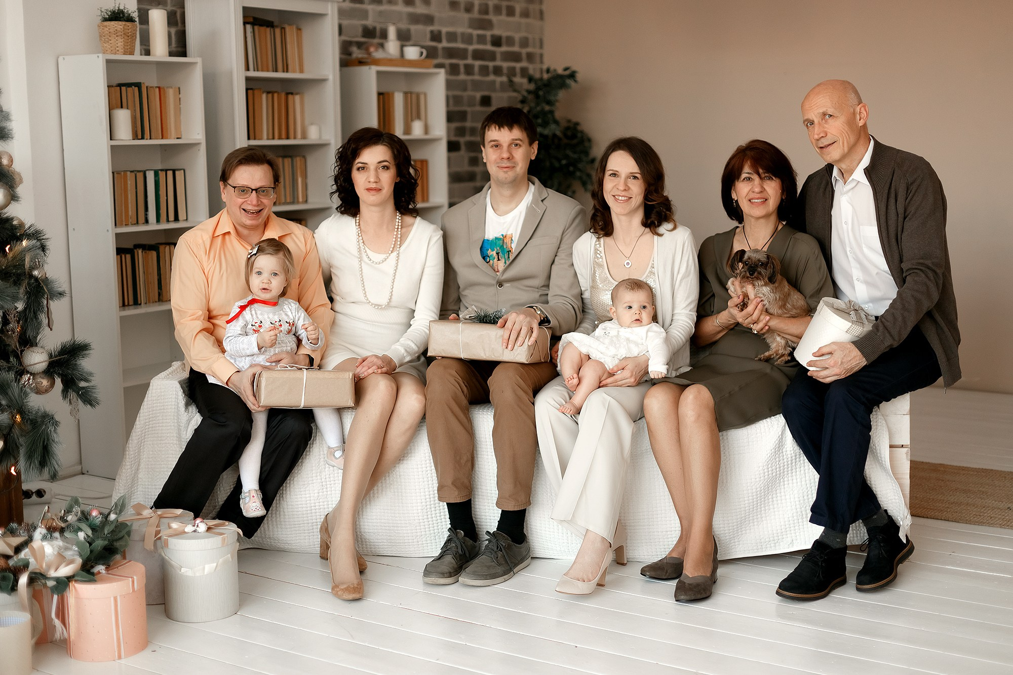 Съёмка большой семьи. Фотограф в Санкт-Петербурге Наталья Макарова