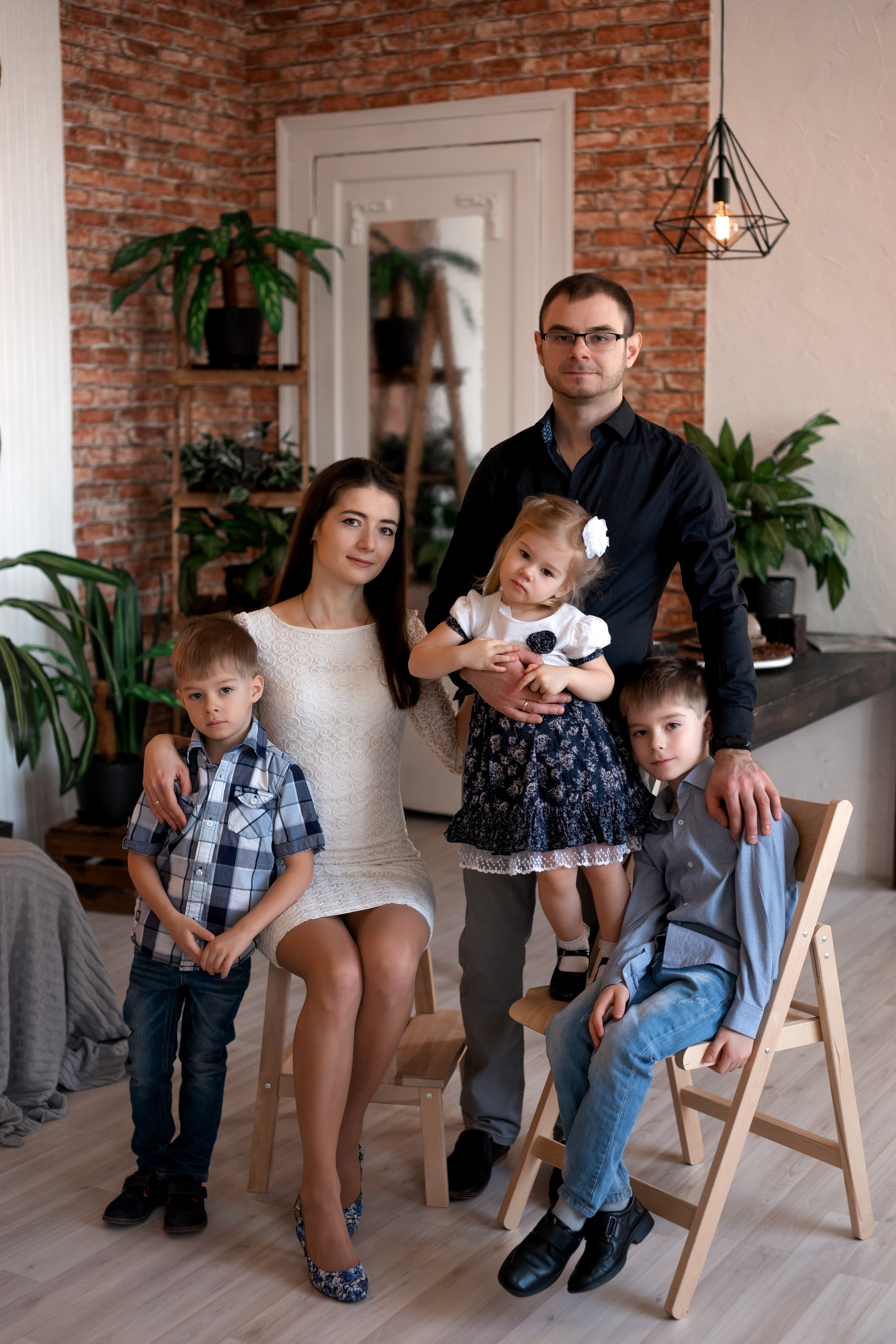 Студийная семейная фотосъемка в Рязани. Фотограф новорожденных г. Рязань, детский и семейный фотограф