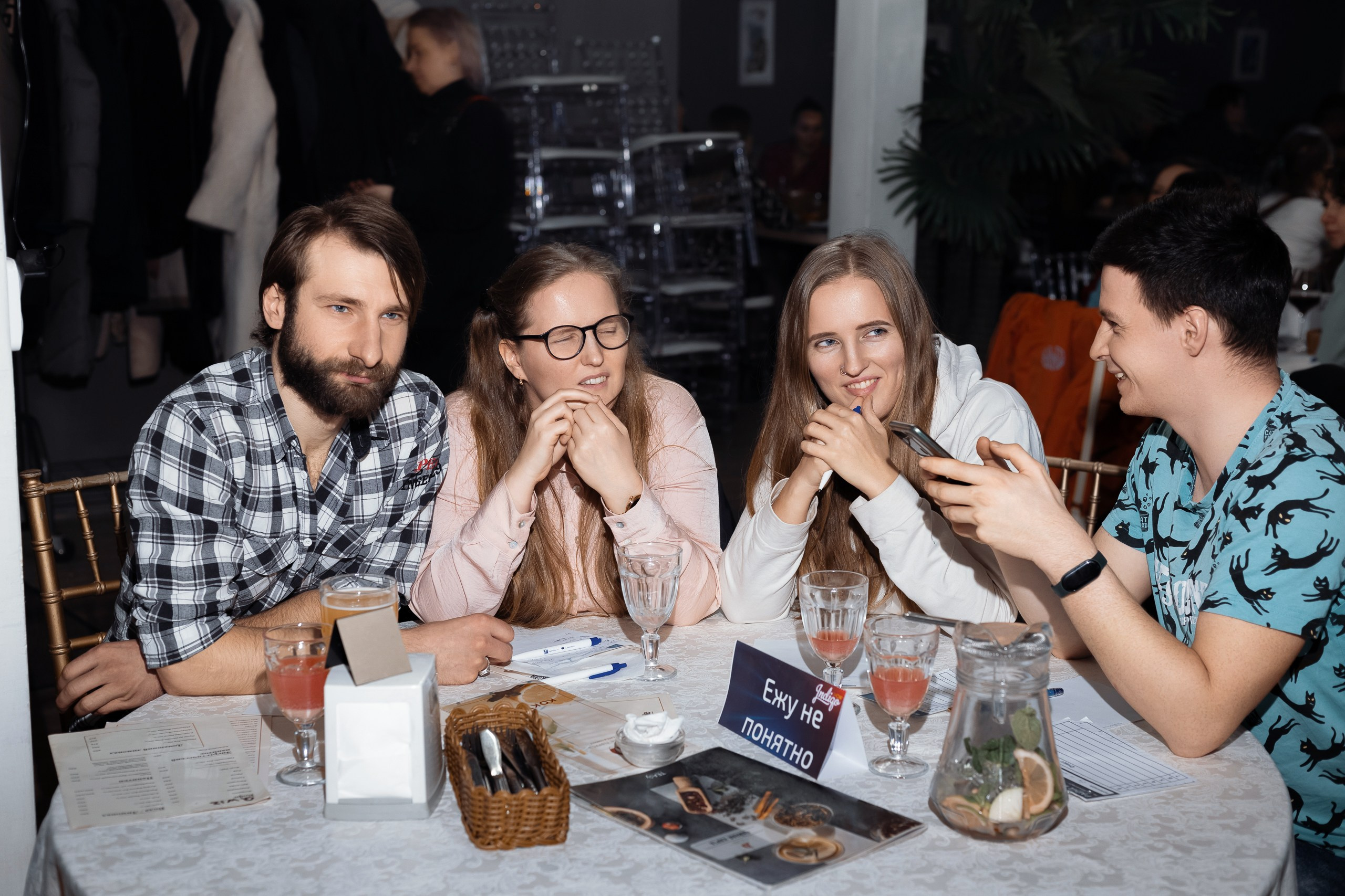 Фото с репортажа квиз-шоу ЛИГА ИНДИГО в ресторане Алые Паруса. Фотограф в Санкт-Петербурге — Сергей Петров
