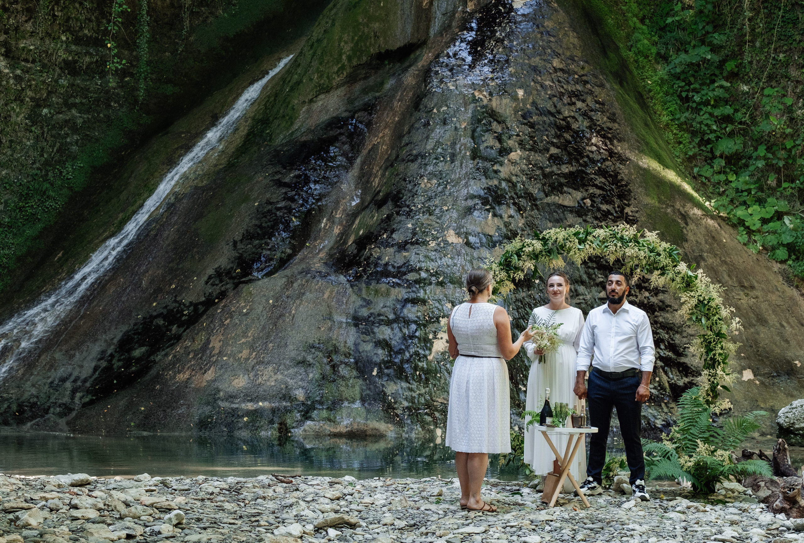 Свадьба на водопаде. Свадьба в Абхазии|Фотограф в Абхазии