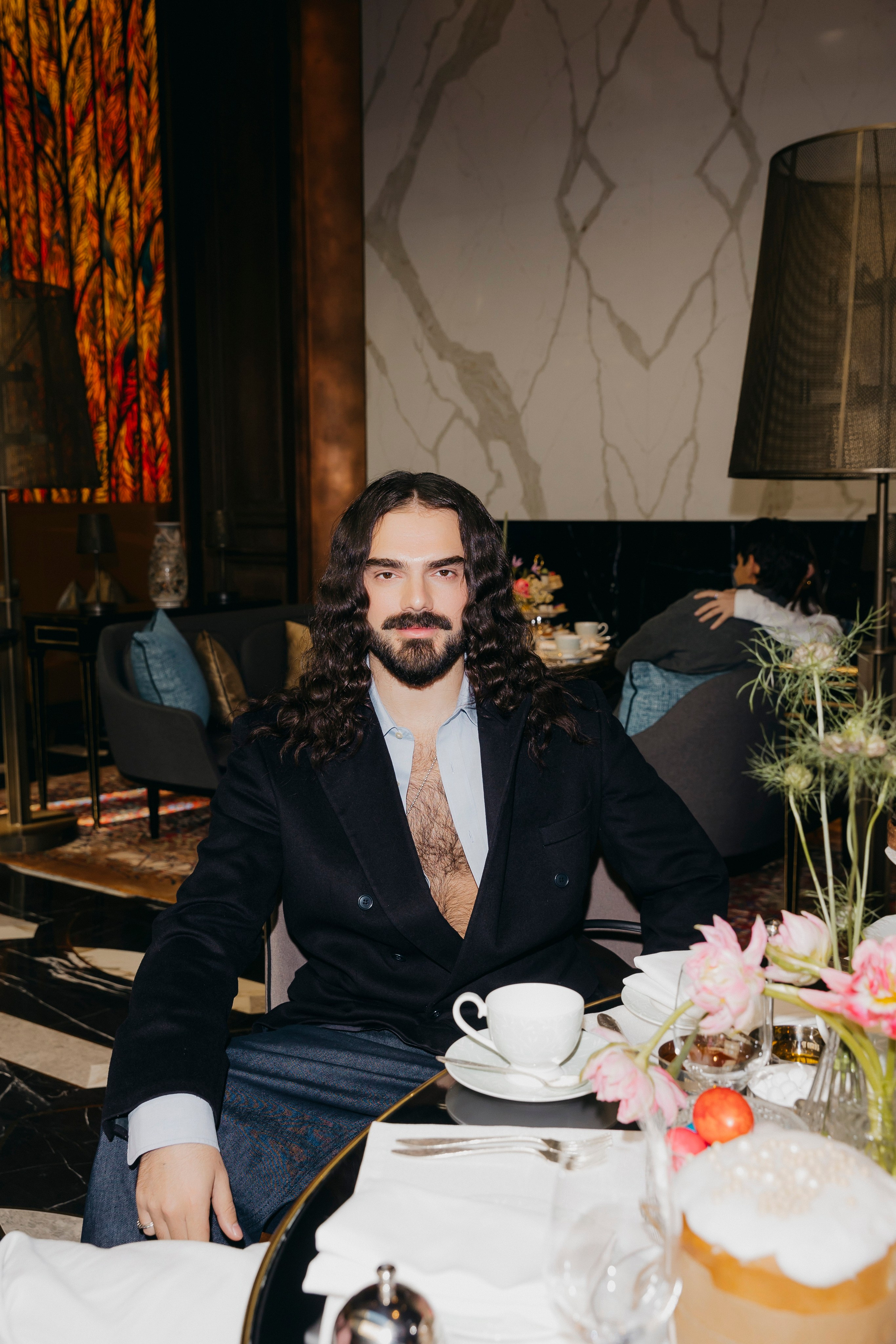 Хвича Лука на празднике Светлой Пасхи в баре Шаляпин