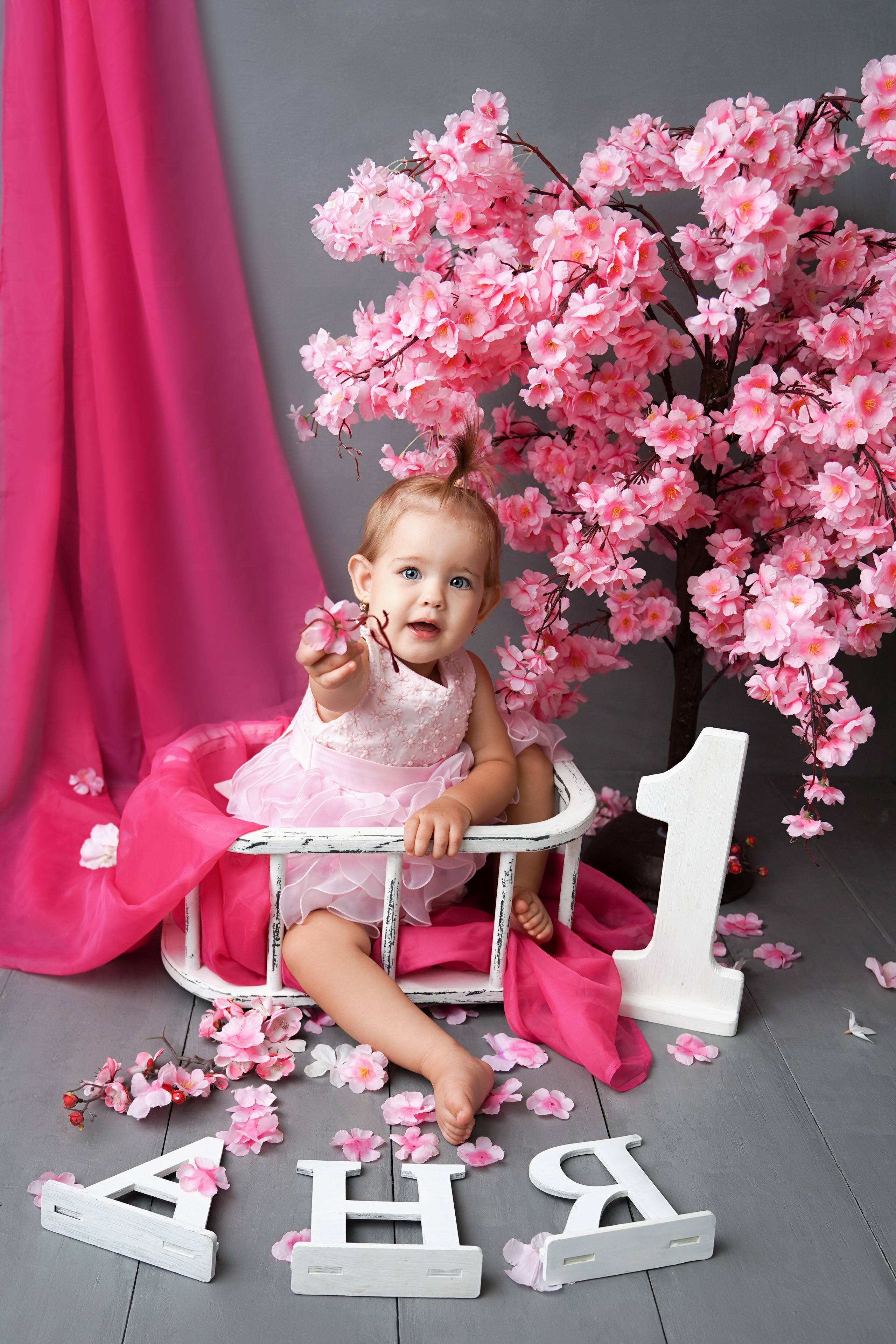 Фотосессия ГОДОВАСИЕ. Фотограф новорожденных, детей до года и беременных в Симферополе