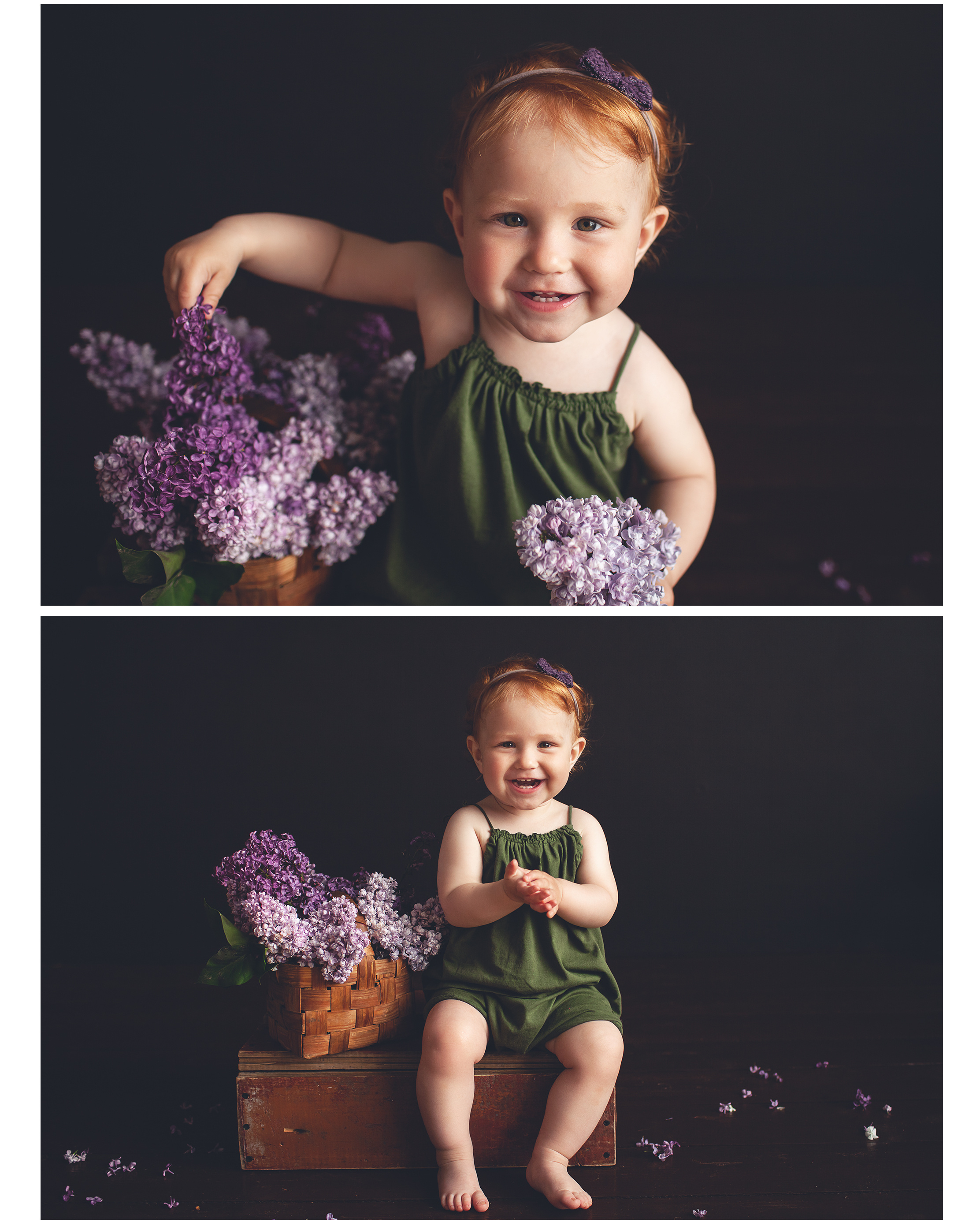 Портрет девочки с сиренью