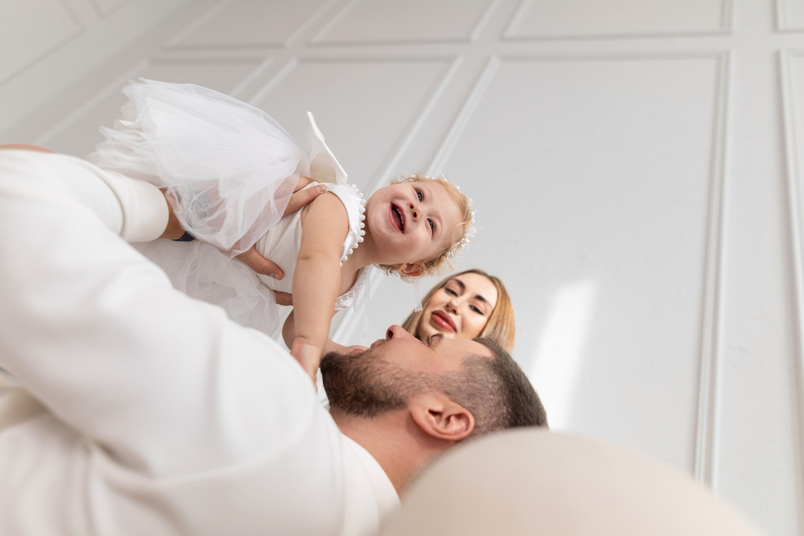 Семейная съемка для Яны и Дани в интерьере. Дмитрий Шульгин, портретный фотограф в Воронеже