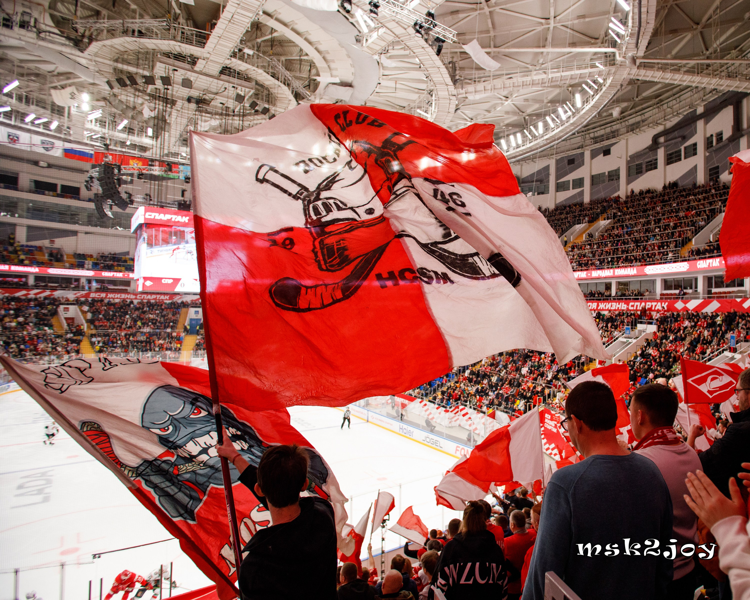 Фоторепортаж. КХЛ. Спартак (Москва) — Ак Барс Казань. Михаил Тоцкий портретный и репортажный фотограф в Москве