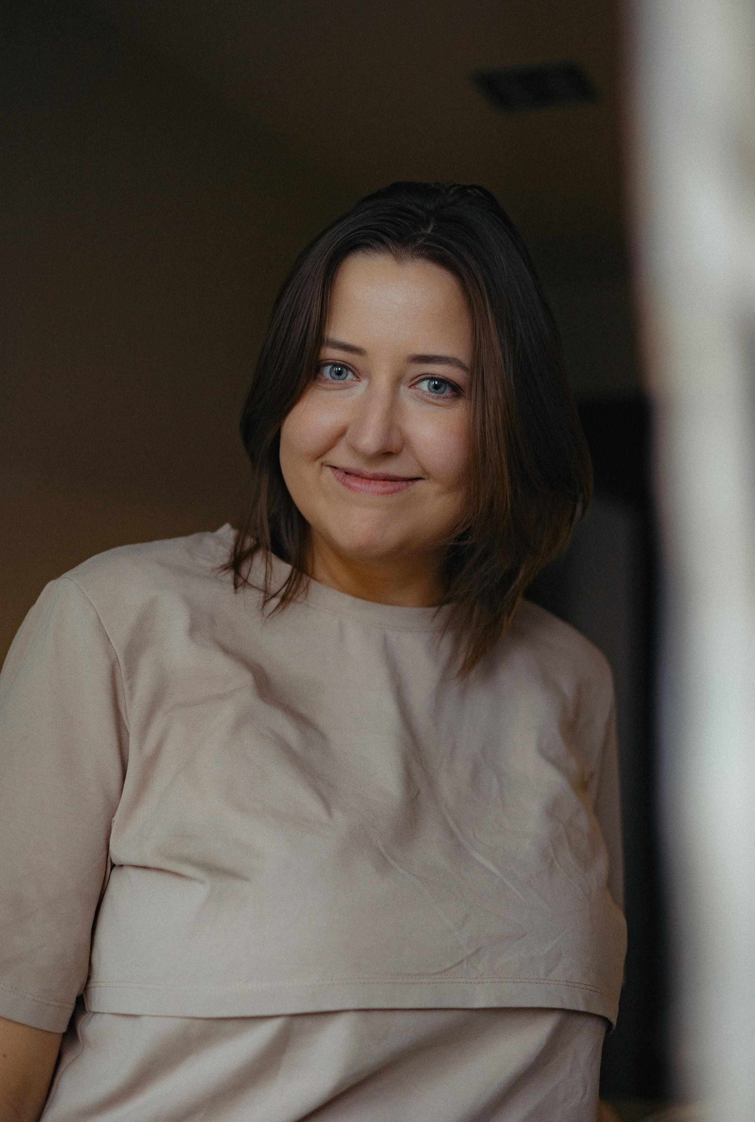 Домашняя семейная фотосессия с малышом. Портретный и семейный фотограф в Москве Мария Рослякова