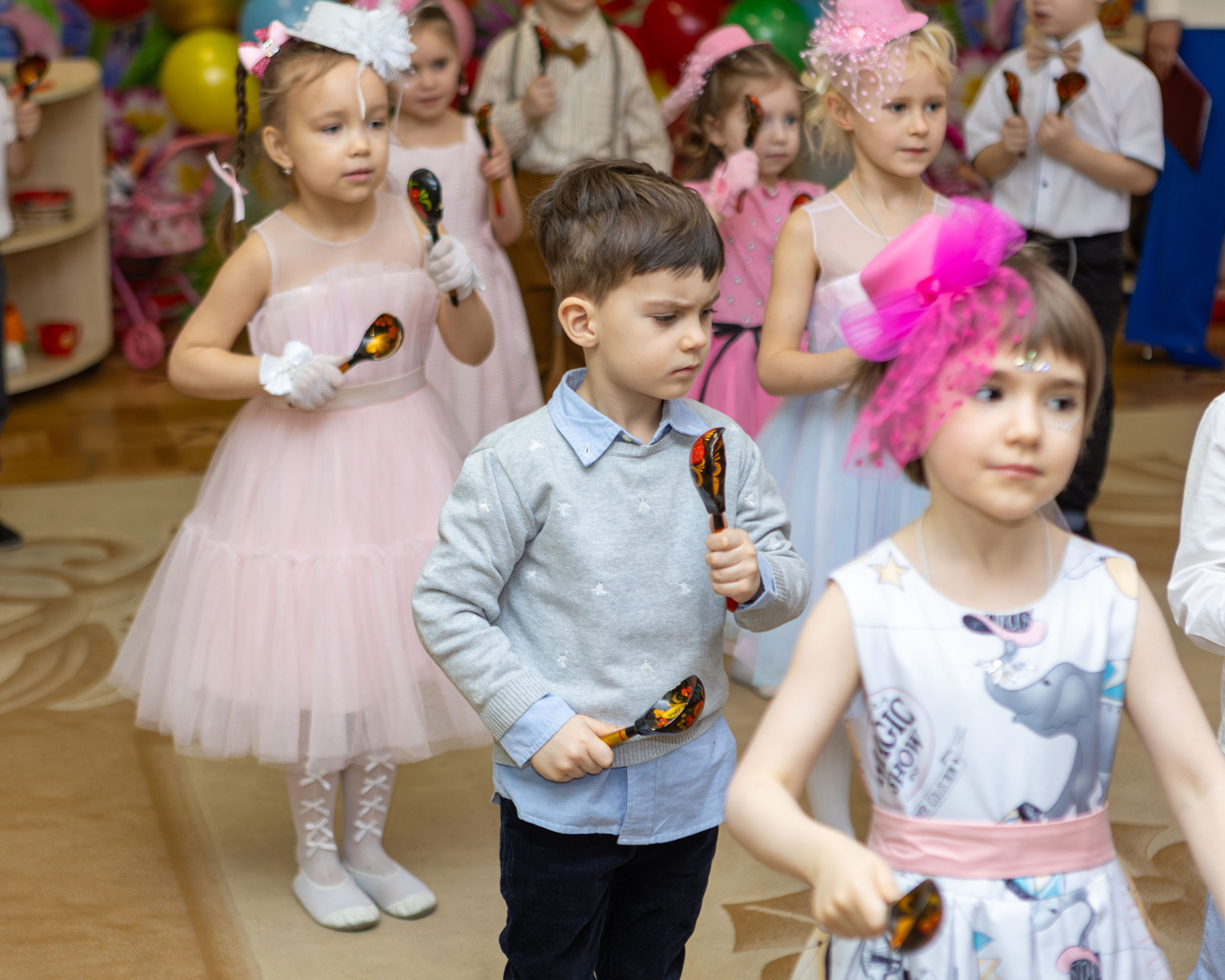Утренник 8 Марта в детском саду № 1164 — группа «Сверчки»