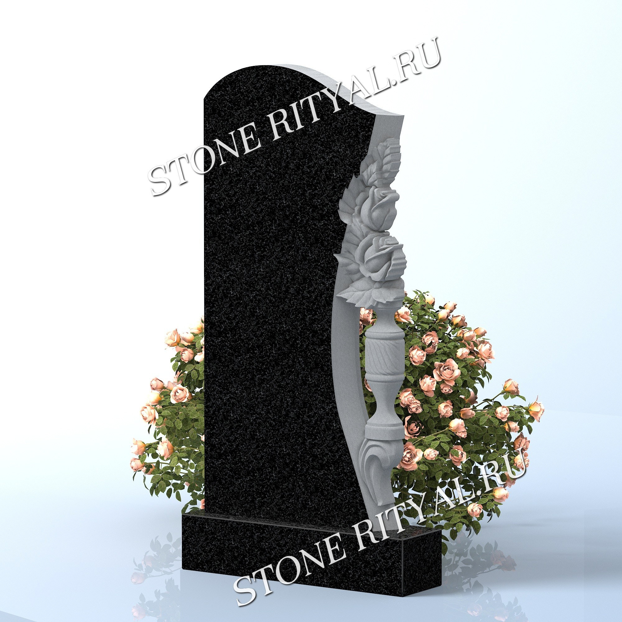 Вертикальные памятники фигурные. Изготовление и установка памятников в Москве и МО