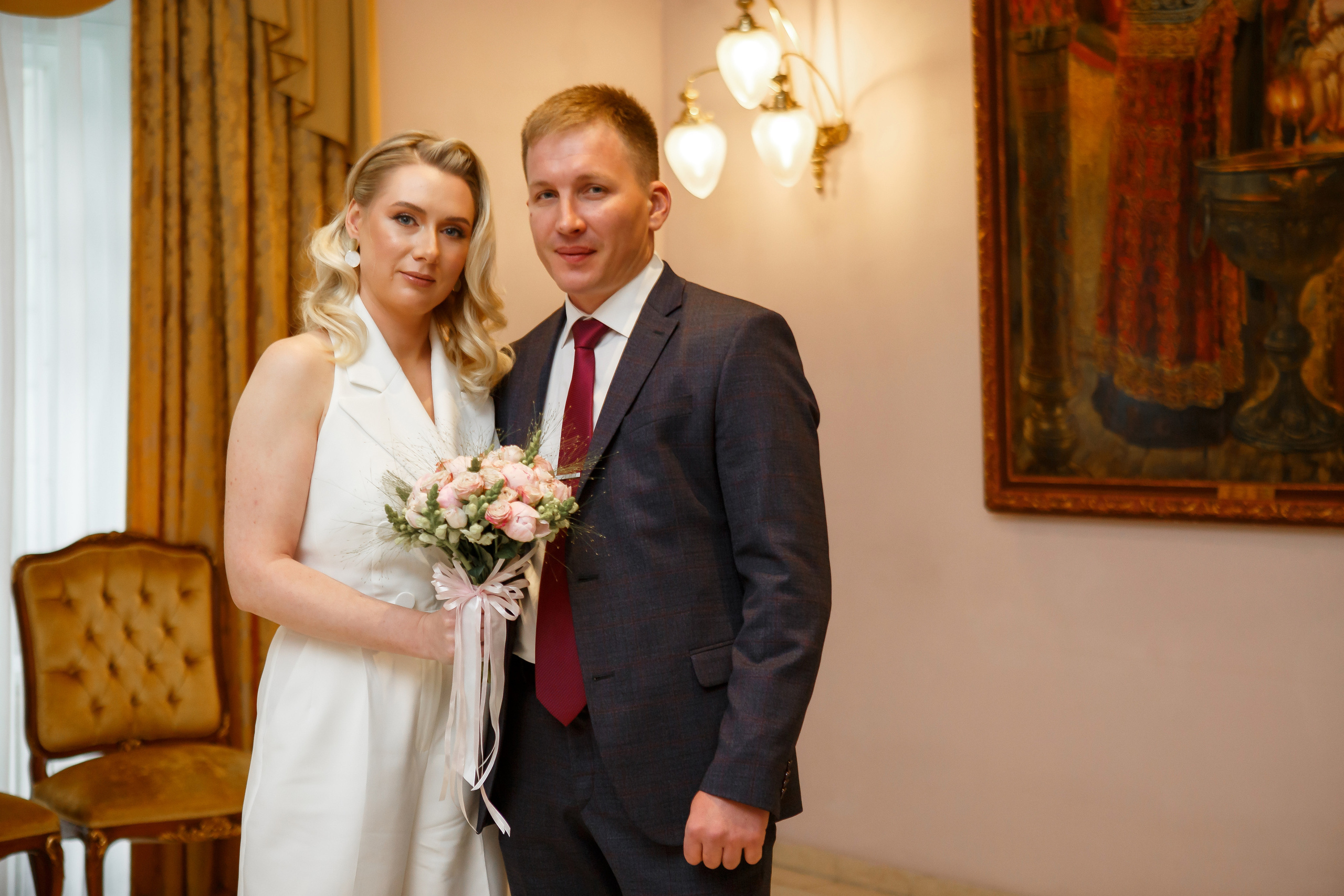 Регистрация брака в Отеле Националь. Фотография в Загсе Националь, Фотосессия в отеле Националь в Москве.