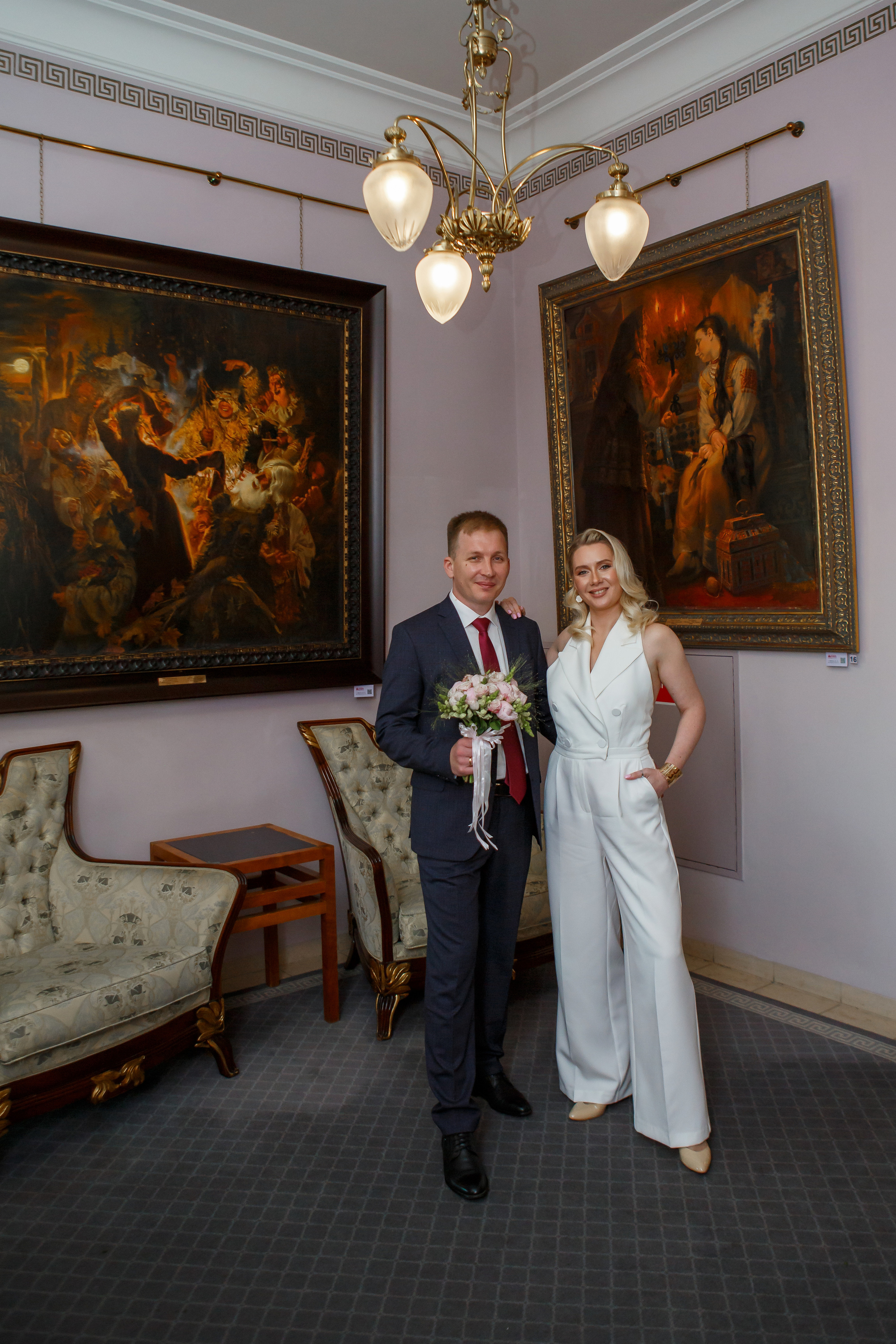 Торжественная регистрация брака в Отеле Националь. Фотография в Загсе Националь, Фотосессия в отеле Националь в Москве. Свадебная церемония. Фотограф в Загсе отеля Националь