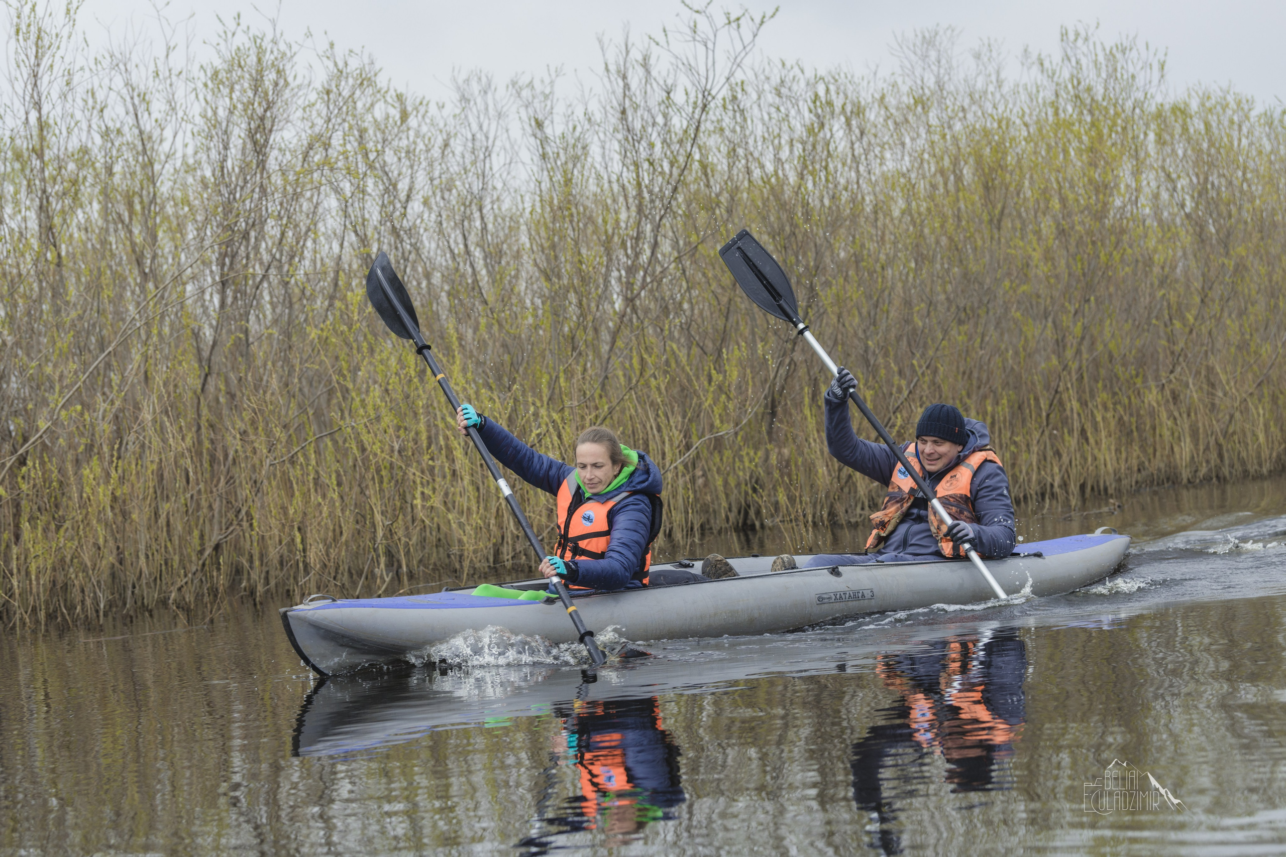 Сплав по реке Тремля 11 апреля 2026 года. Репортажный фотограф Владимир Беляй