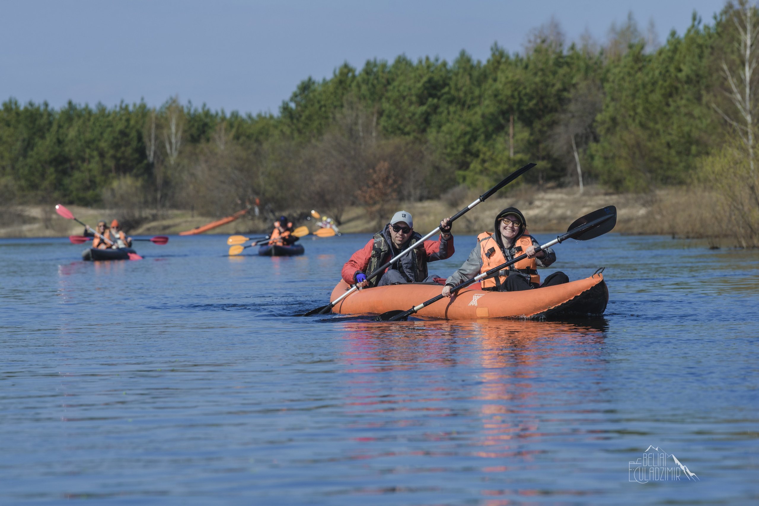 Сплав по реке Тремля 04.04.2026. Репортажный фотограф Владимир Беляй