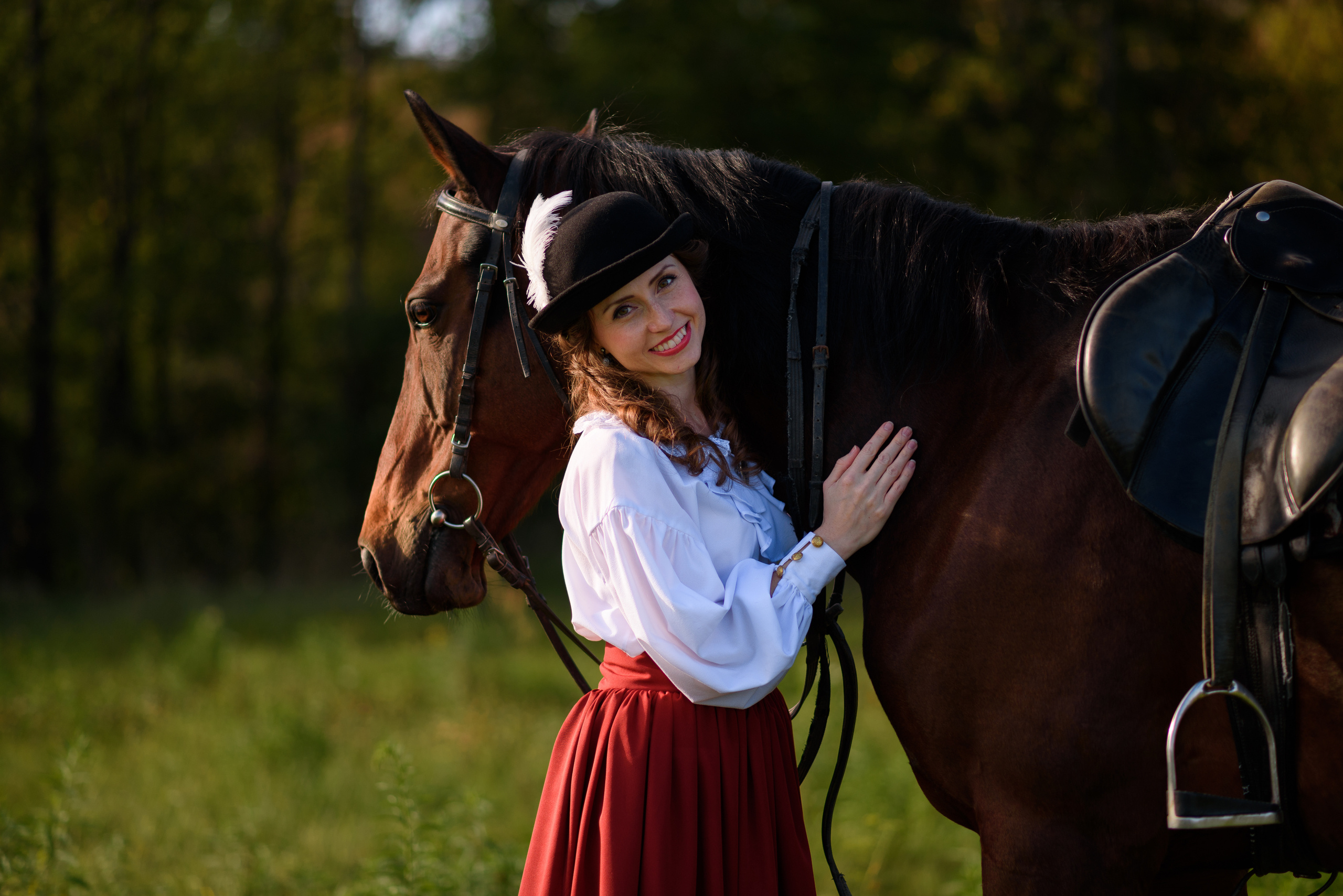 Фотосессия с конем. Фотографы в Орле Шестопаловы Юлия и Юрий