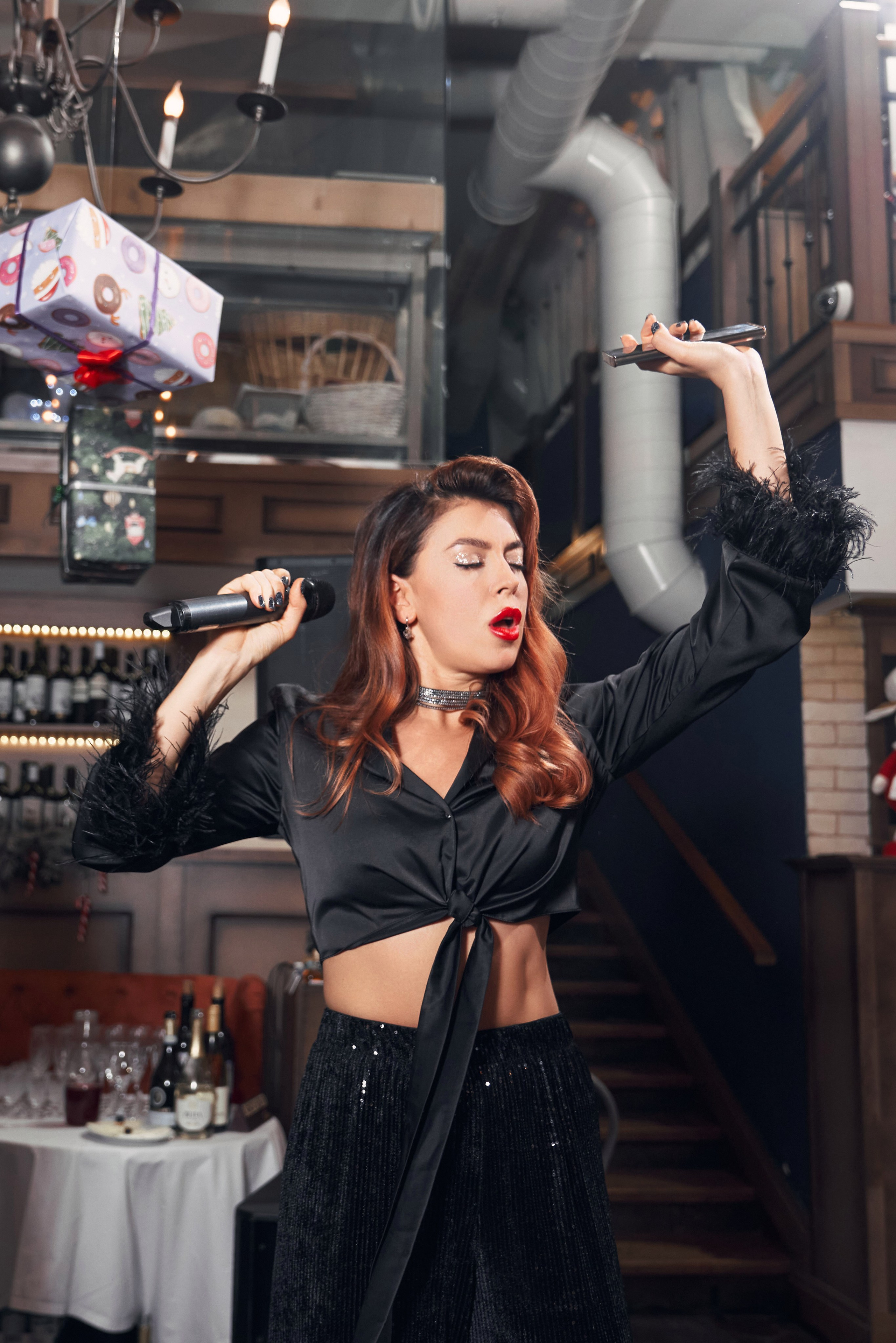 Новогодний корпоратив сети фитнесс клубов «Анатомия» — фотограф Опарин