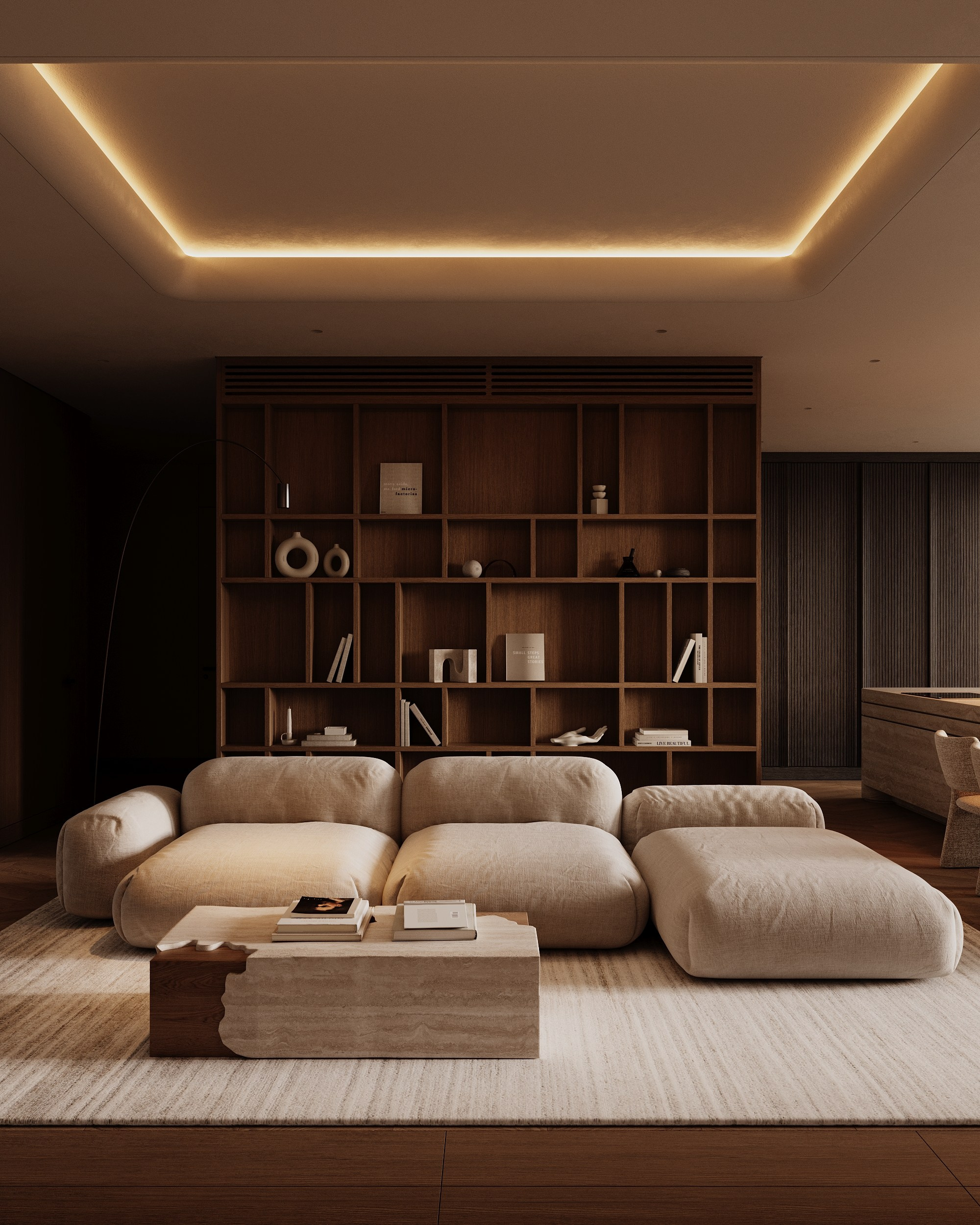 GARDEN QUARTERS. Interior 3D visualizer Liya Iskevich
