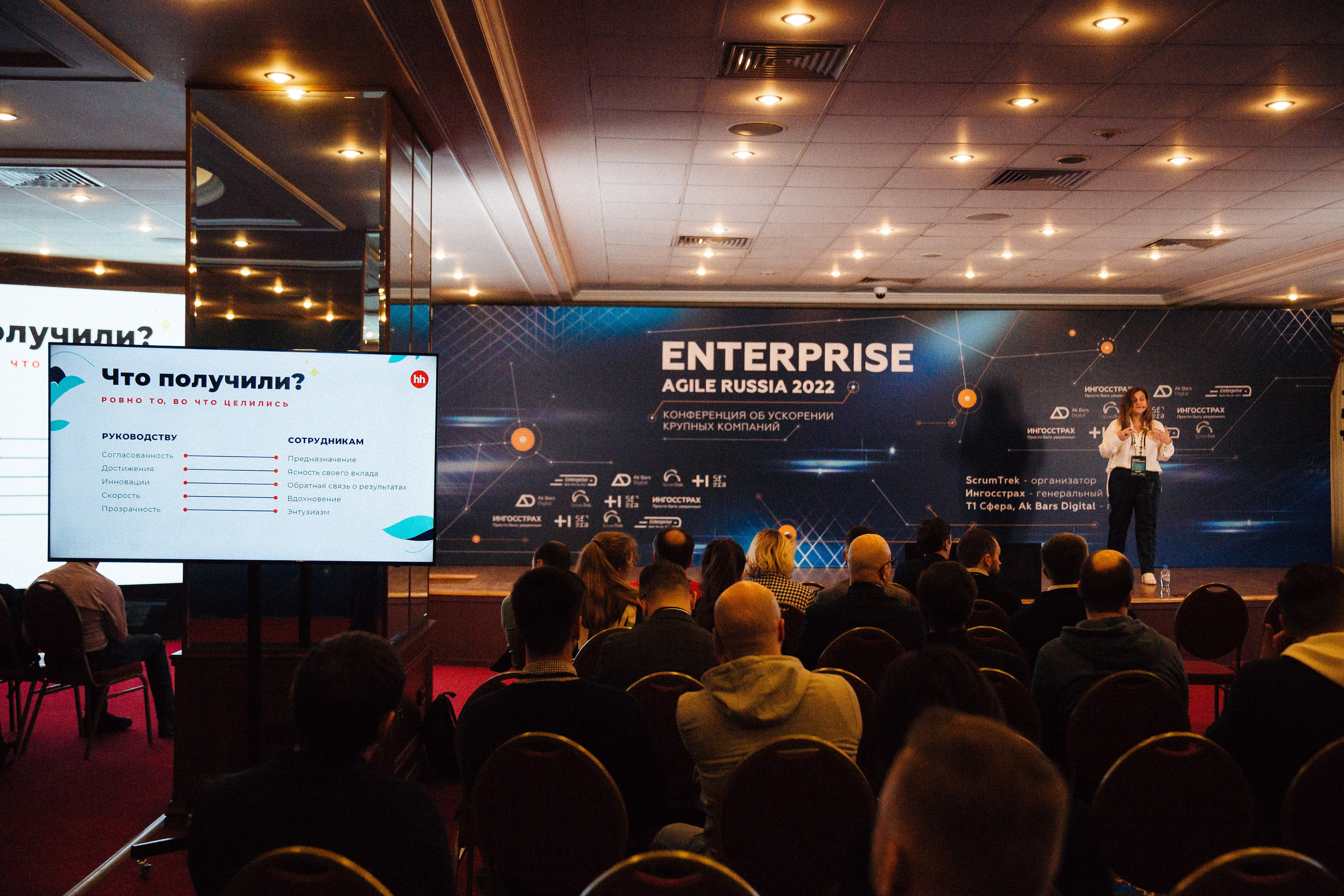 Репортажная съемка конференции Enterprise Agile Russia 2022. КонТайм: профессиональная съемка для организаций