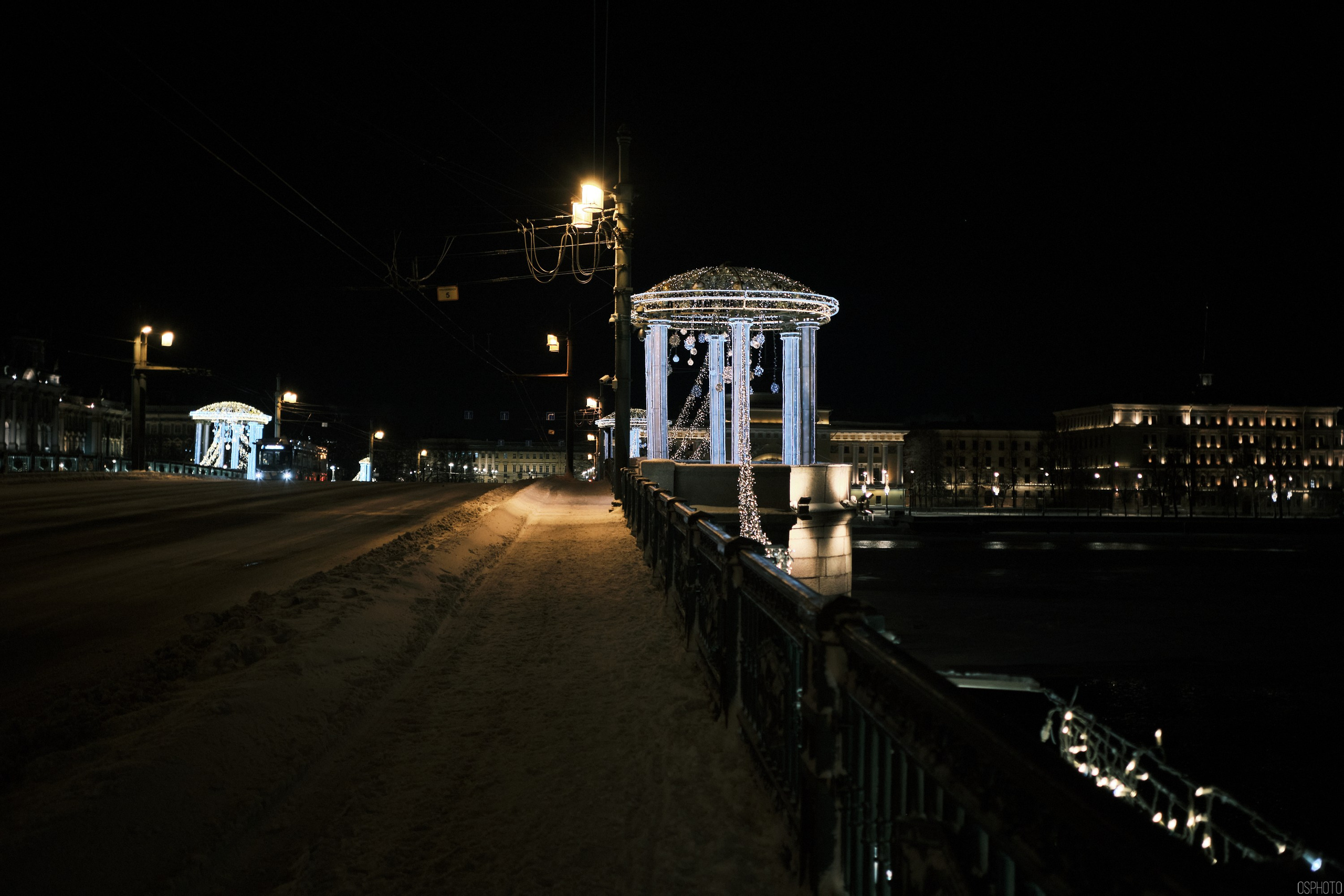 Снег и туман в Санкт-Петербурге. Фотографъ Сергѣевъ. Поймать мгновеніе
