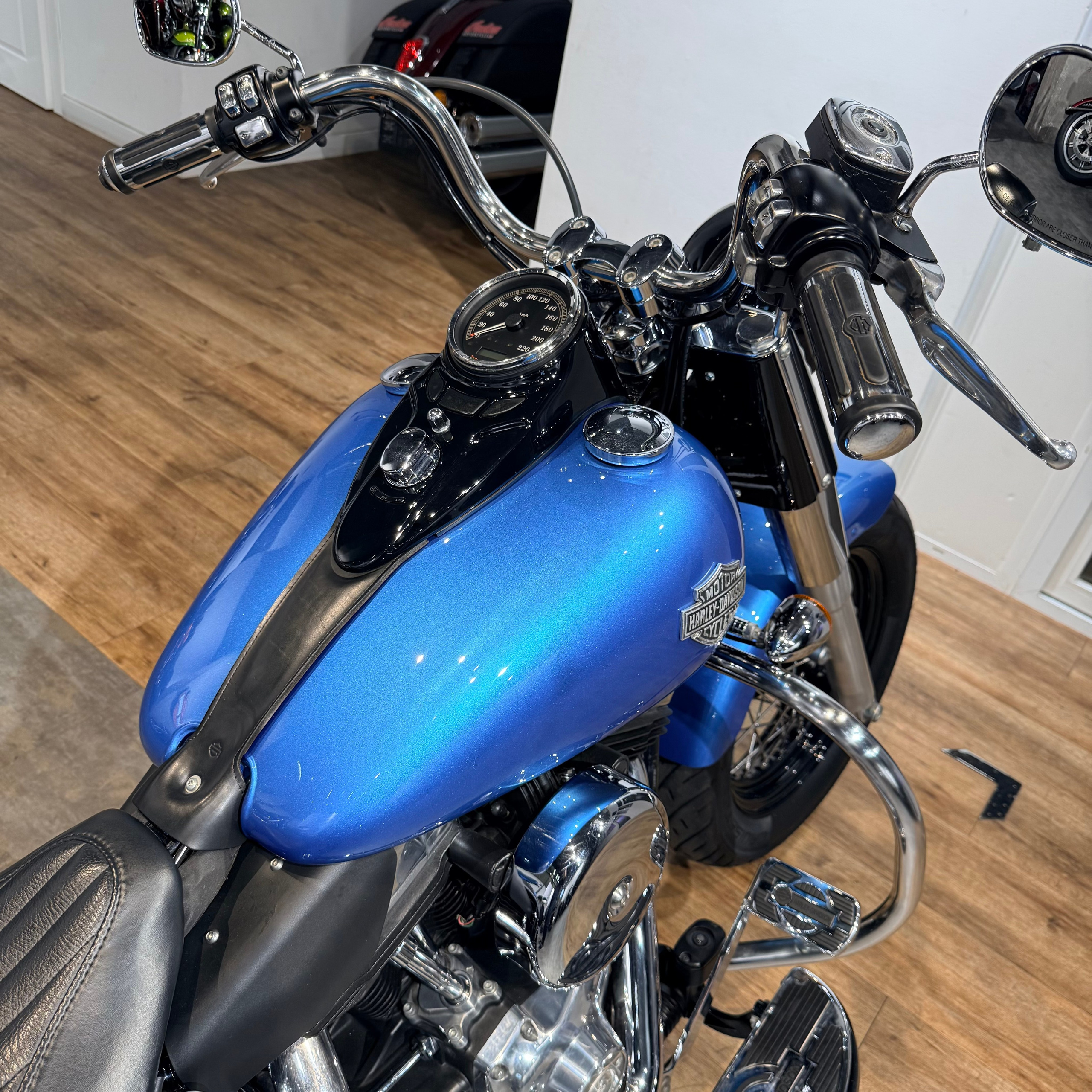 2013 HD Softail Slim ABS Big Blue Pearl (VIN *5HD*7751). Hello Davidson, Москва. Только хорошие мотоциклы…